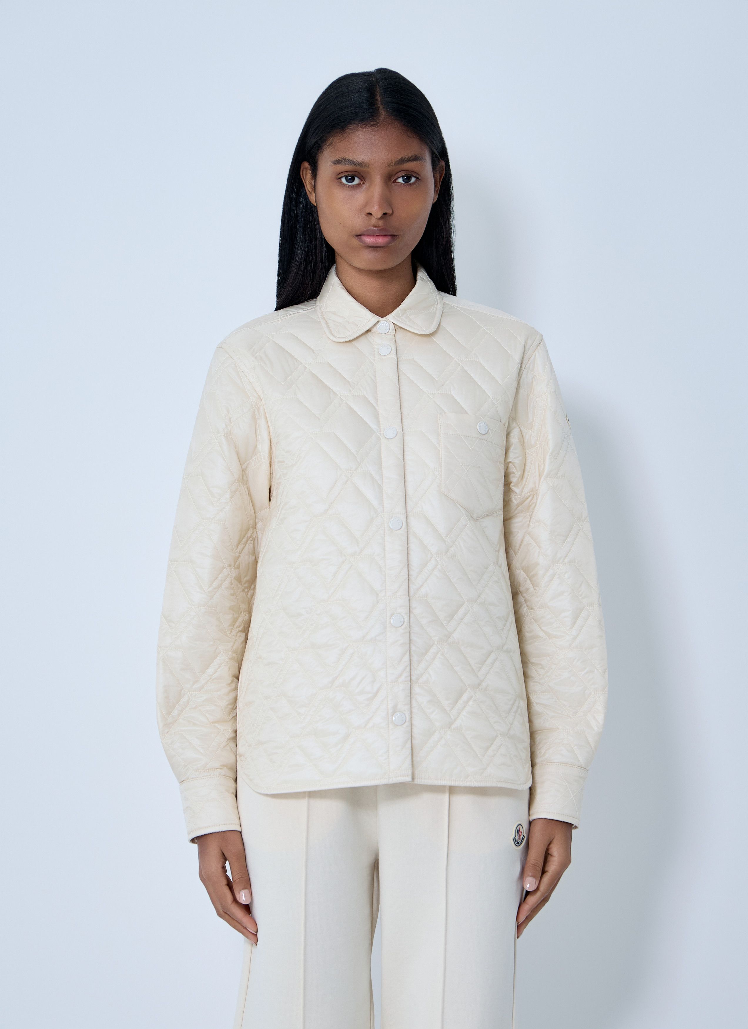 Moncler Logo Motif Quilted Jacket Size M / US 6-8 / IT 42-44 - 1 Thumbnail