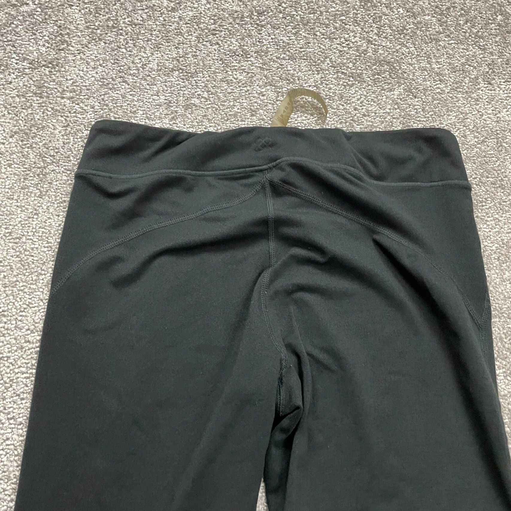 Vintage Anue Leggings Womens Large Black Cropped Active Yoga Gym 30x18.5 Size 36" / US 14 / IT 50 - 3 Thumbnail