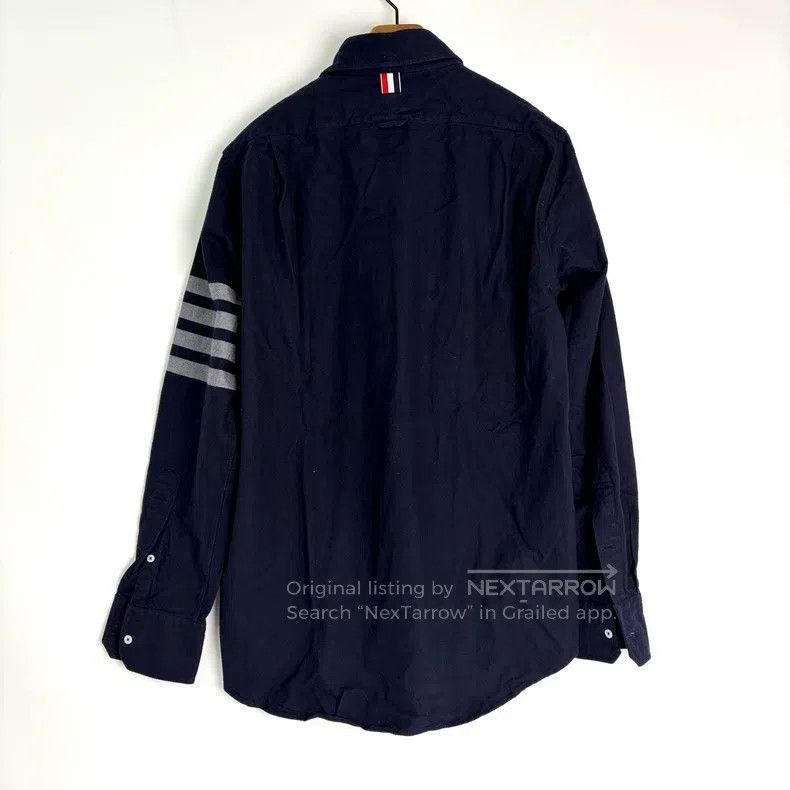 Thom Browne Thom Browne Black Striped Shirt Size US L / EU 52-54 / 3 - 2 Thumbnail