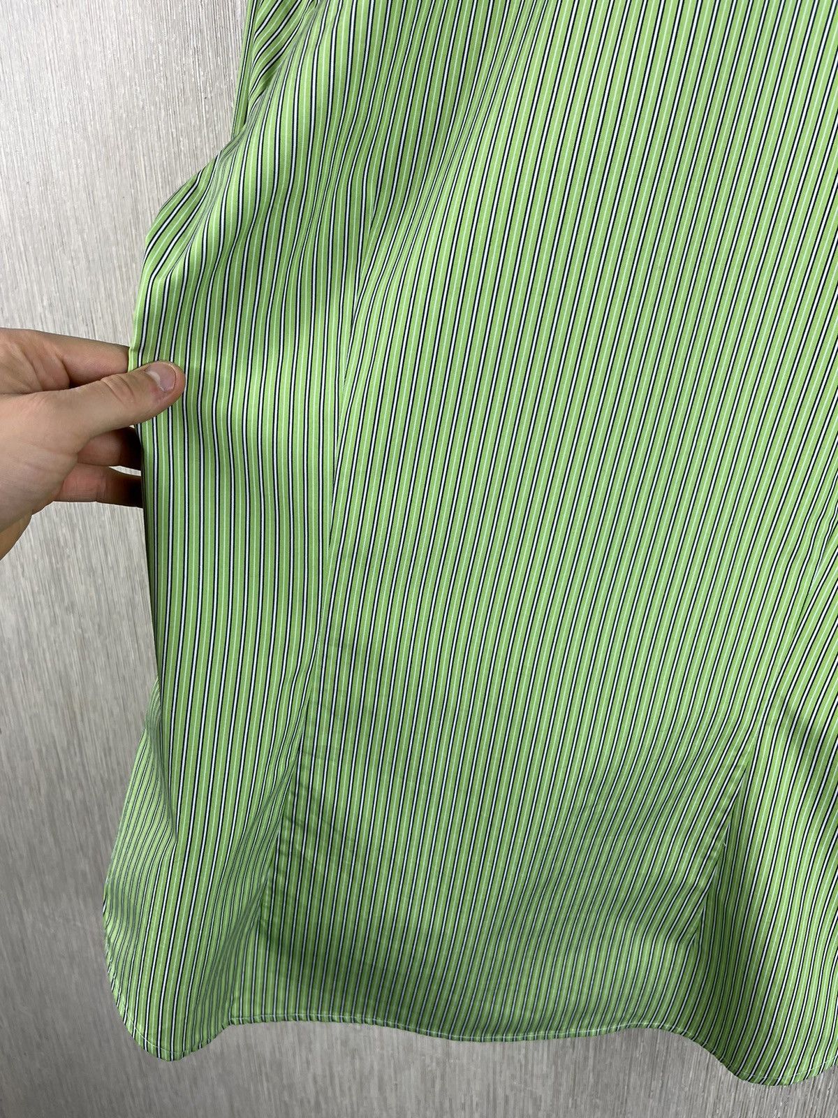Polo Ralph Lauren × Ralph Lauren × Ralph Lauren Black Label Ralph Lauren black label classic lime striped shirt casual Size XL / US 12-14 / IT 48-50 - 25 Thumbnail