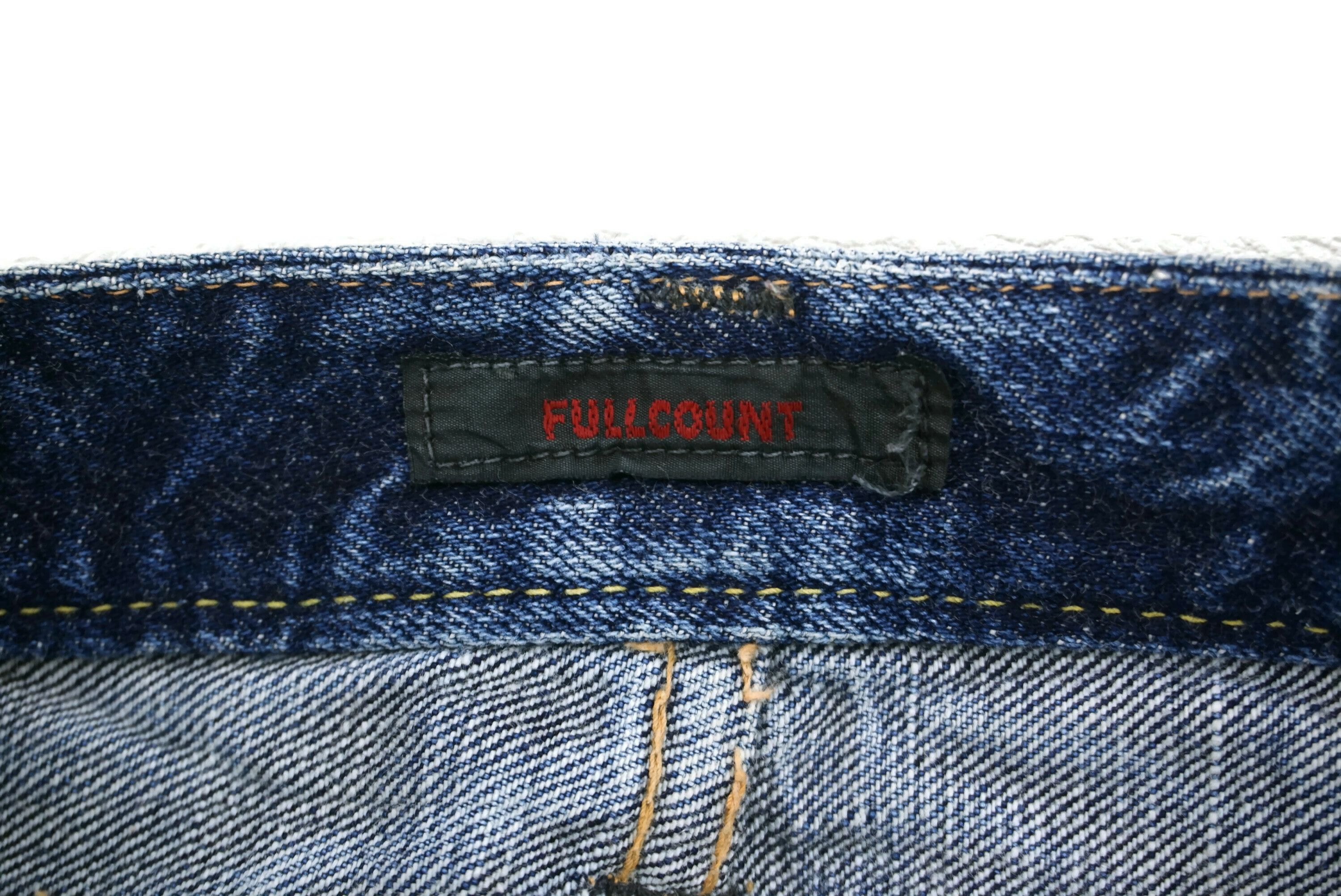 Full Count & Co. Full Count Selvedge Jeans W27xL28.5 Low-Rise Ankle Denim Size 24" / US 00 / IT 34 - 7 Thumbnail