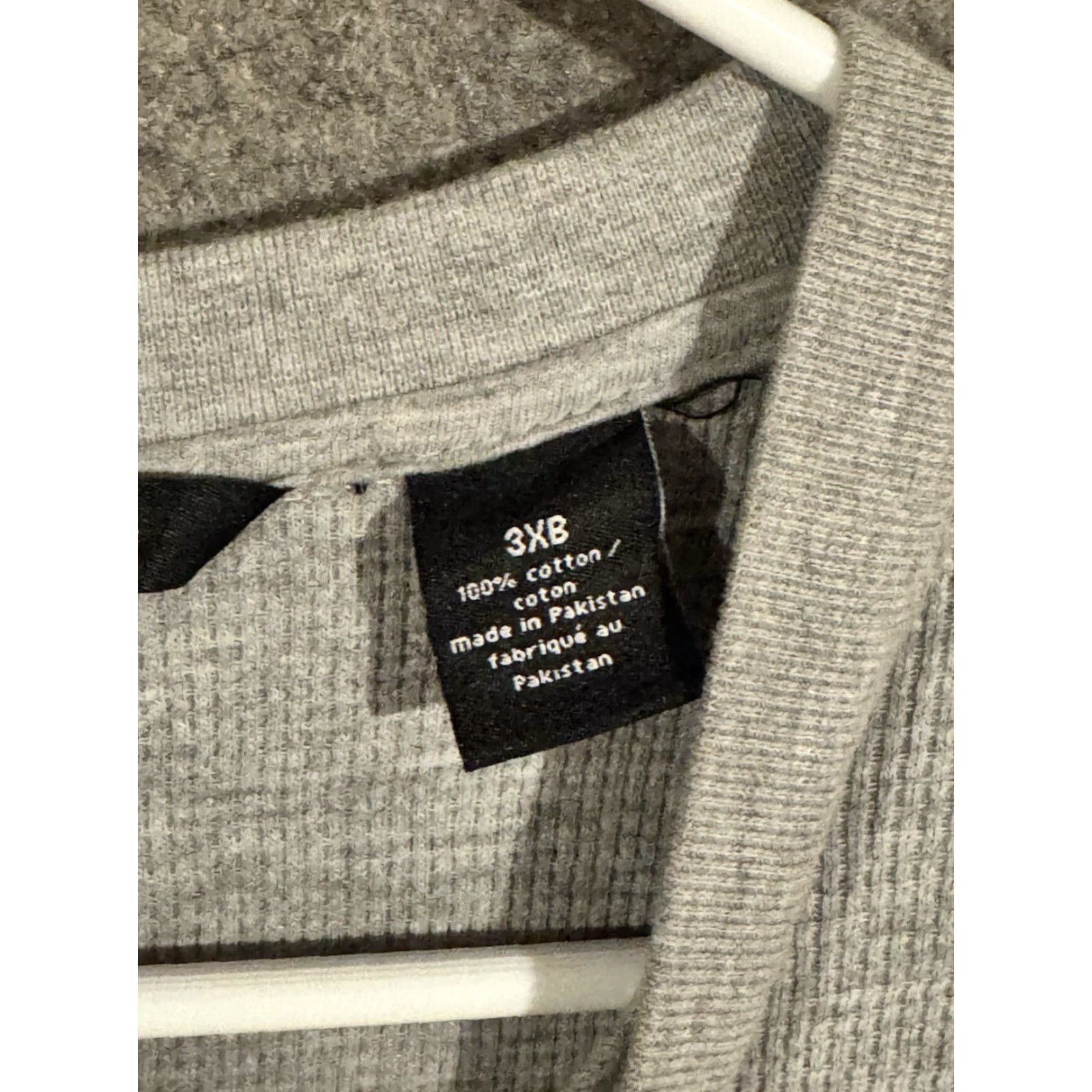 Sean John VINTAGE Sean John Mens Waffle Knit Henley Shirt 3XB Streetwear Hip Hop Dexter Morgan Gray Long Sleeve Cotton Knit T-Shirt Mens Size US XXL / EU 58 / 5 - 7 Thumbnail