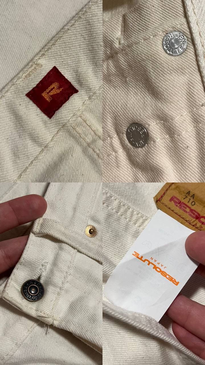 RESOLUTE Resolute Japan jeans denim selvedge 34/36 Size US 34 / EU 50 - 7 Thumbnail