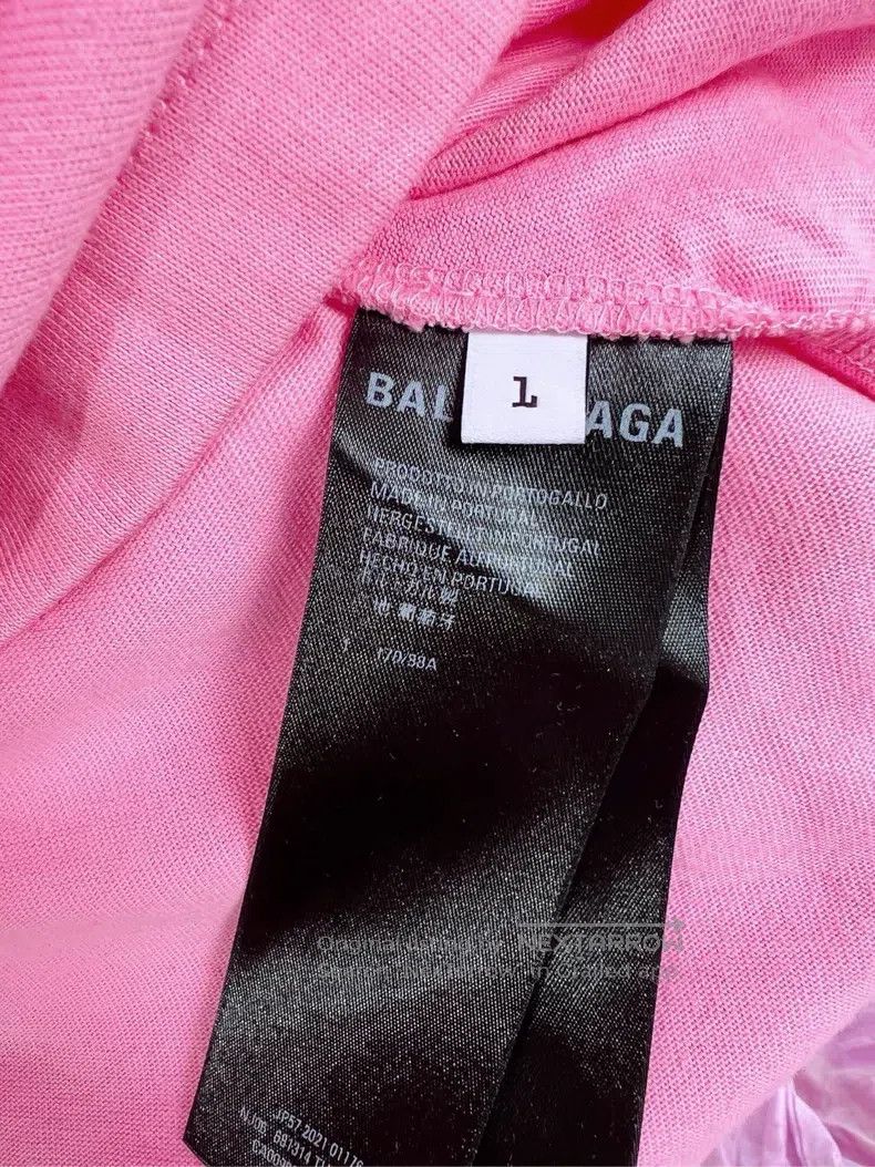 Balenciaga Balenciaga Light pink printed short sleeve, size L Size US S / EU 44-46 / 1 - 6 Thumbnail