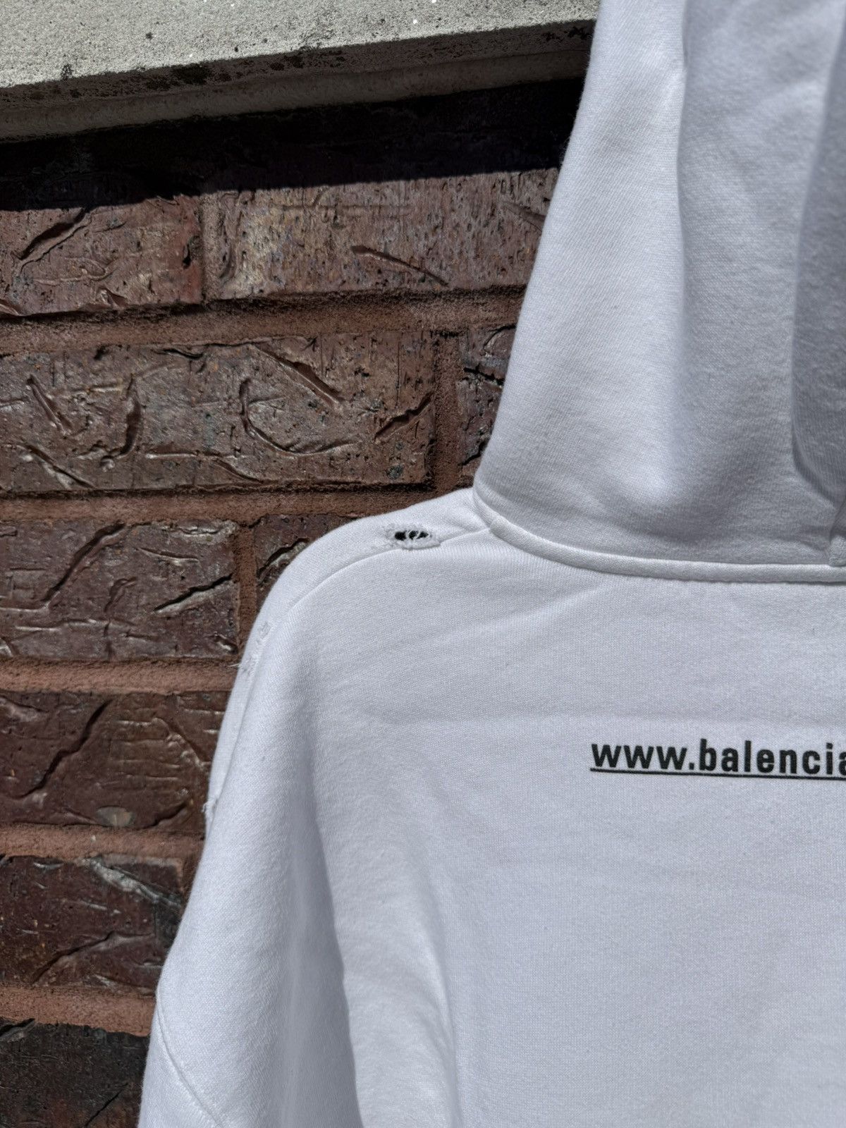 Balenciaga Balenciaga Distressed Valentine’s Day I Heart You Hoodie Size US XL / EU 56 / 4 - 7 Thumbnail