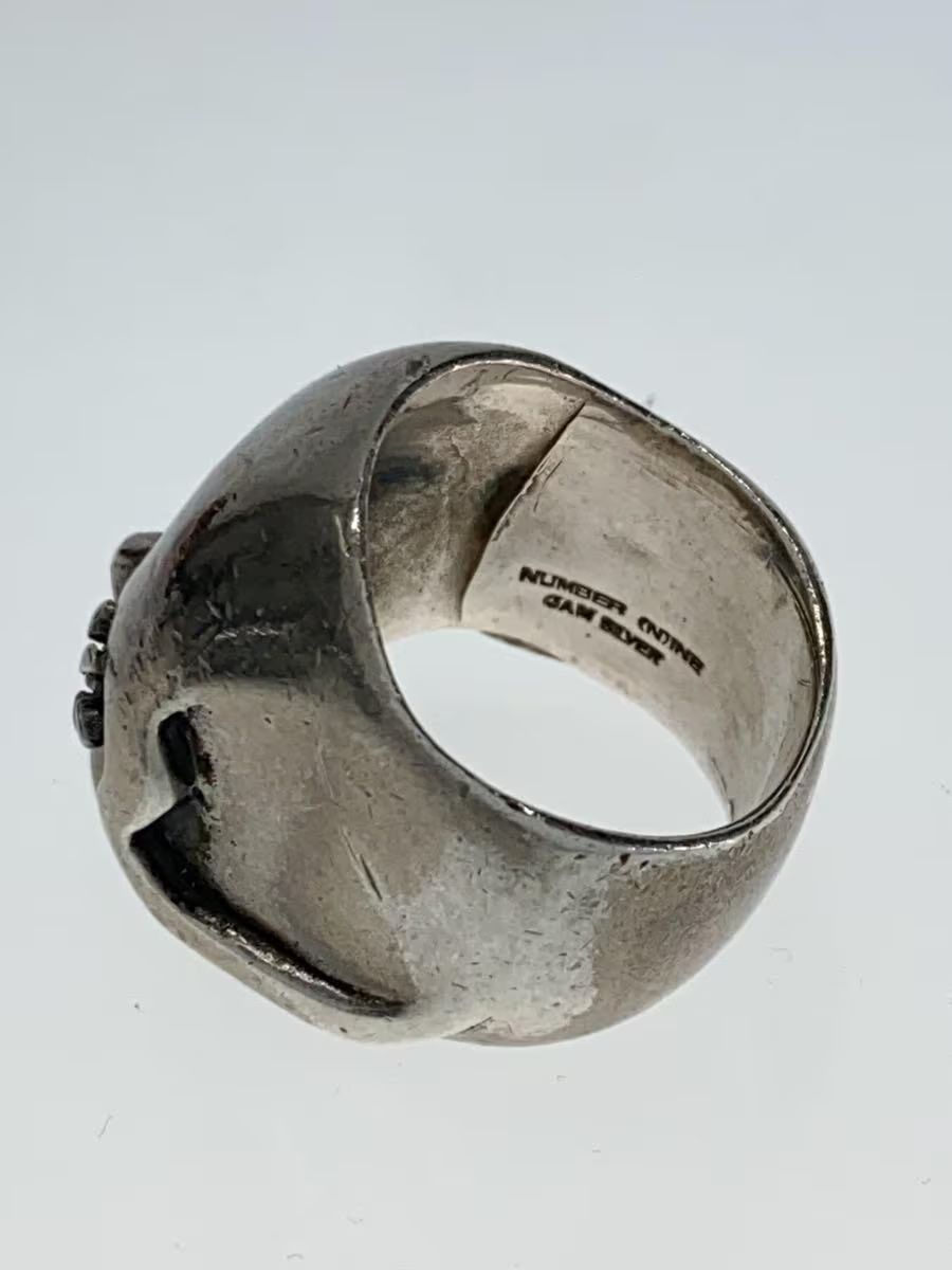 Number (N)ine SS2004 Onyx Stone Skull Ring Size ONE SIZE - 3 Thumbnail