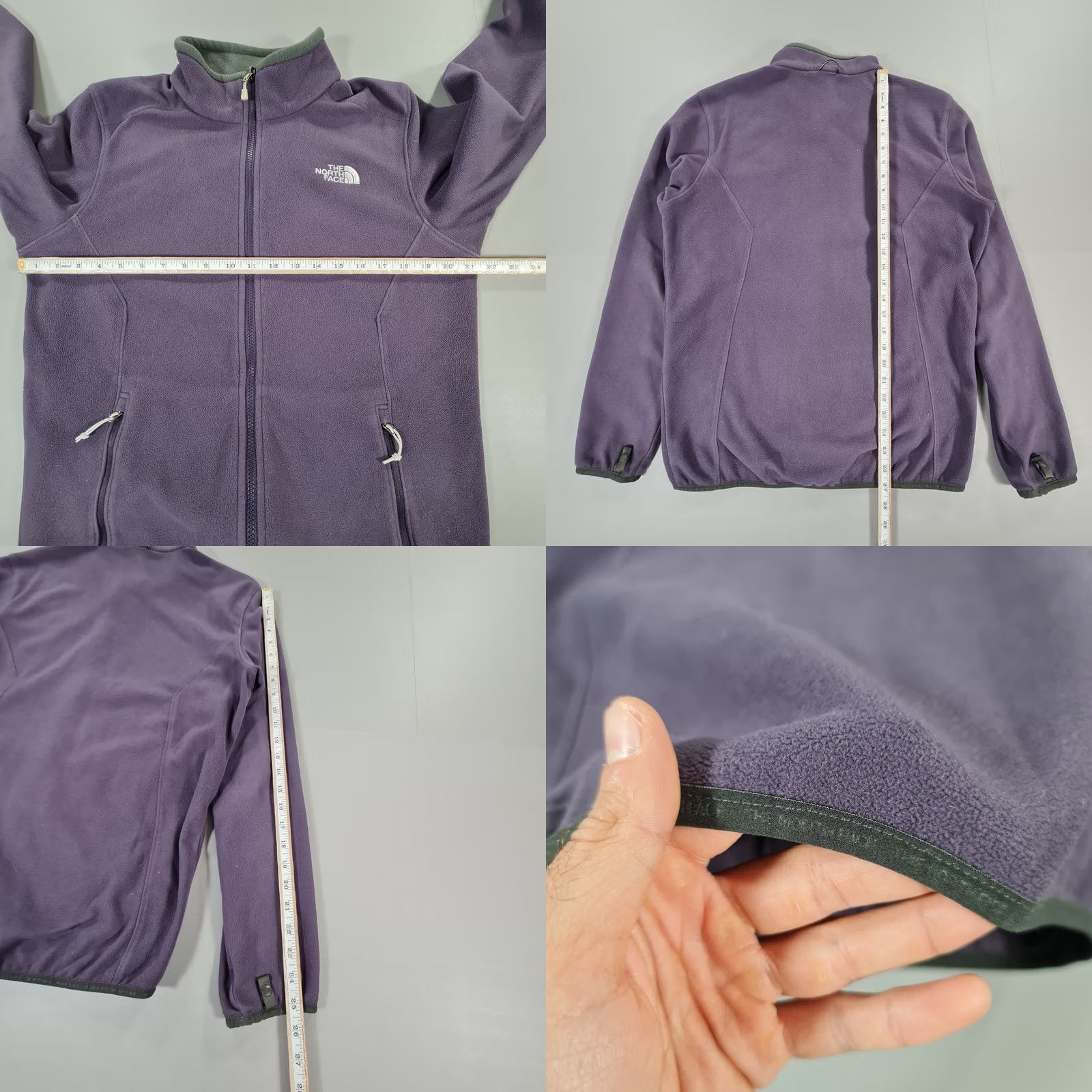 The North Face The North Face Mens Jacket Purple Medium Fleece Full Zip Sweatshirt Sweater Size US M / EU 48-50 / 2 - 8 Thumbnail