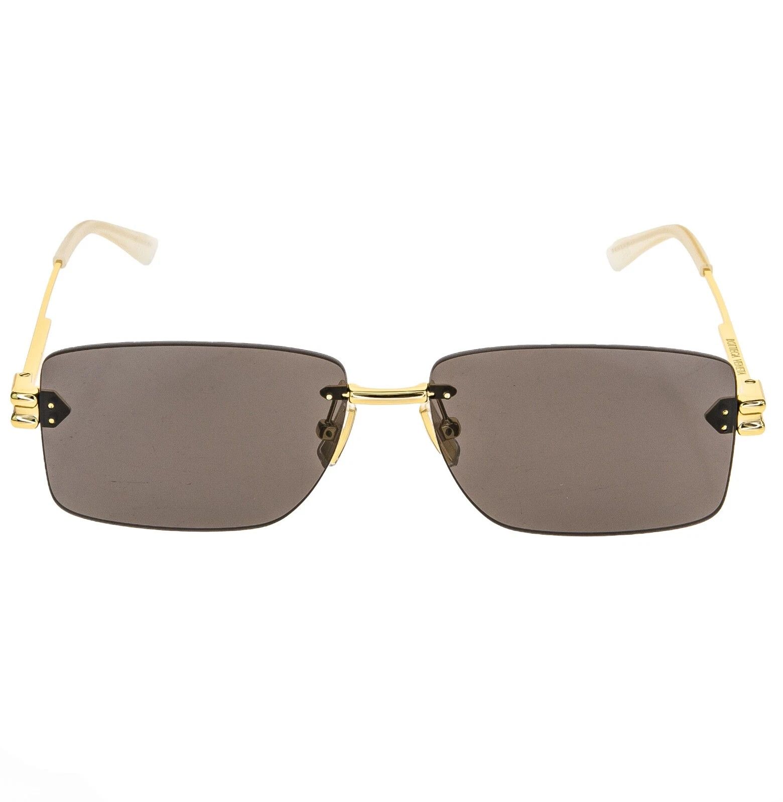 Bottega Veneta BOTTEGA VENETA 1126 BOLT BV1126S Gold Gray Unisex Metal 002 Size ONE SIZE - 4 Thumbnail
