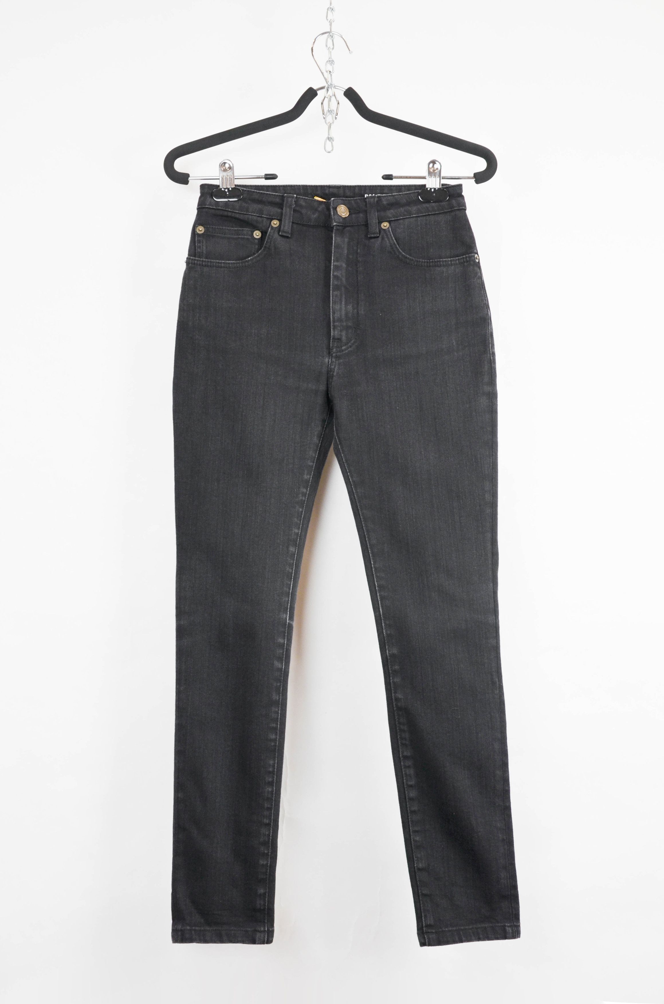 Saint Laurent Paris D04 Skinny Jeans Black - Size 28