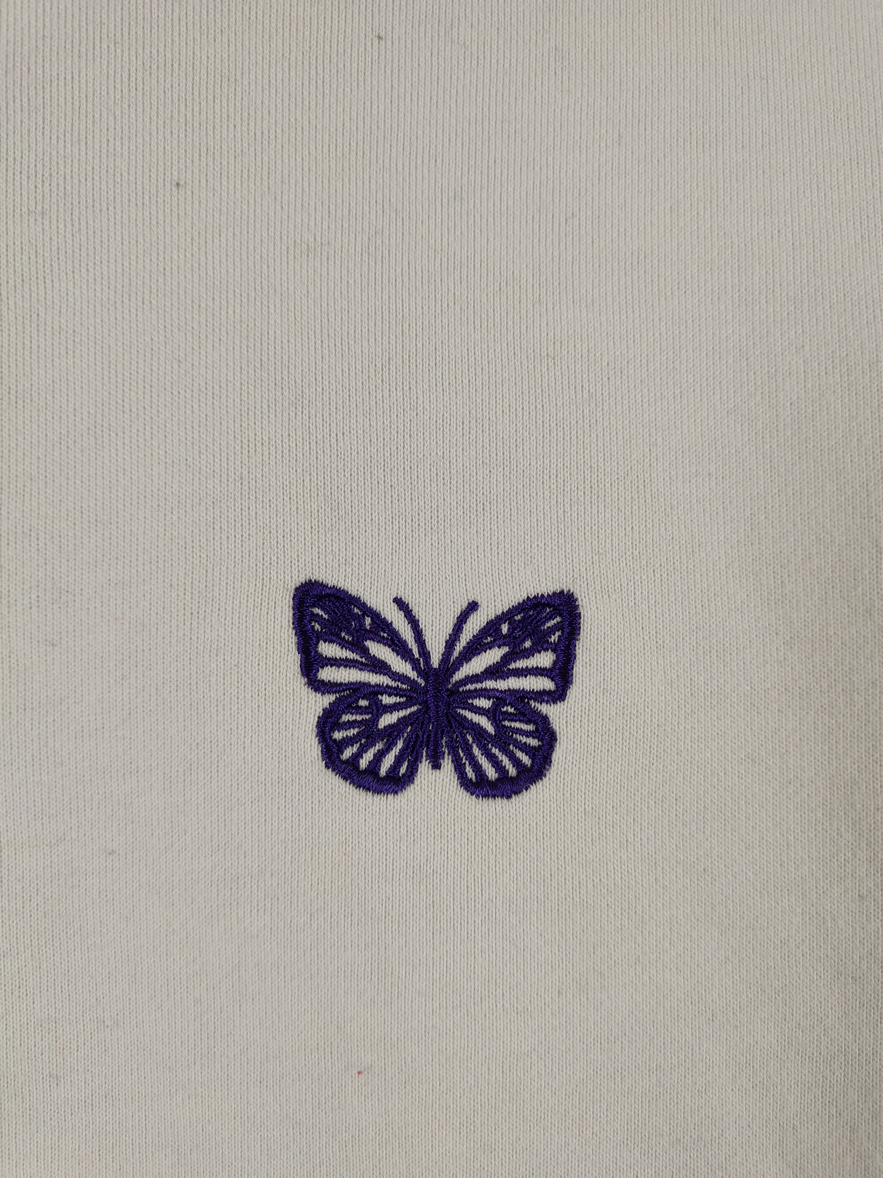 Japanese Brand × Vintage Wego White Butterfly Sweatshirts #S2635 Size M / US 6-8 / IT 42-44 - 5 Thumbnail