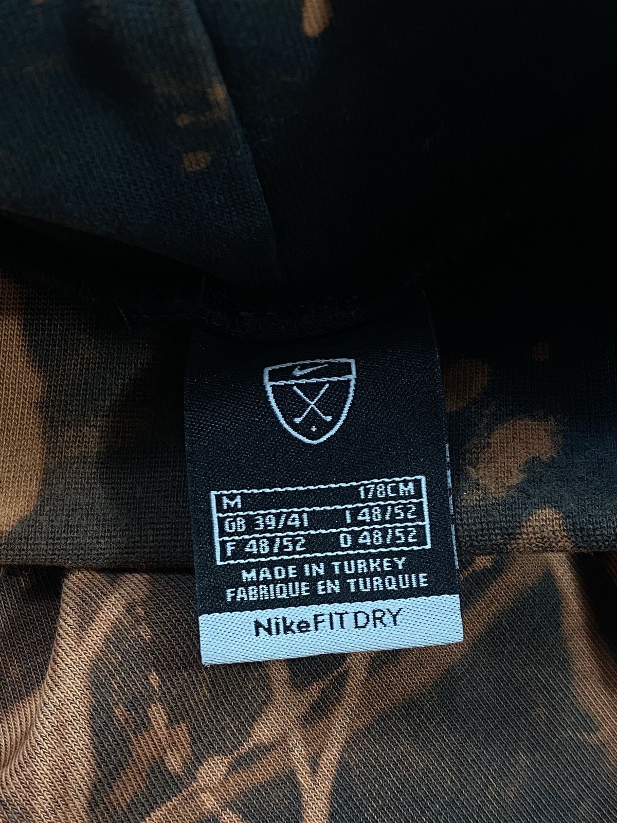 Nike 🔥LASTDROP🔥 Nike Roll Neck Custom Acid Dyed Rusted Sweatshirt Size US M / EU 48-50 / 2 - 11 Thumbnail