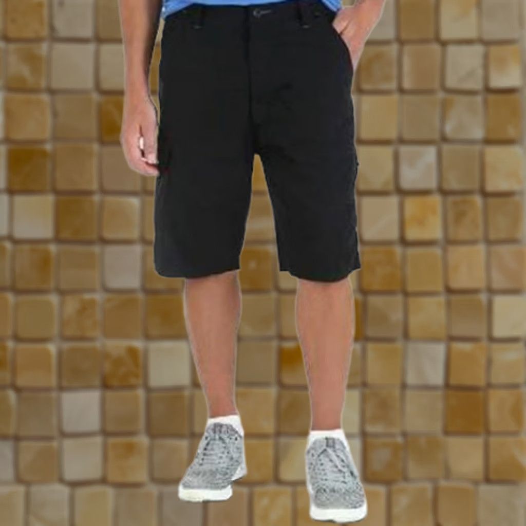 Wrangler Wrangler Cargo Shorts Black Relaxed Fit 30 Mens Shorts Black Cargo Pocket Wrangler 60SFKBL Mens (Size 30) Size US 30 / EU 46 - 1 Preview