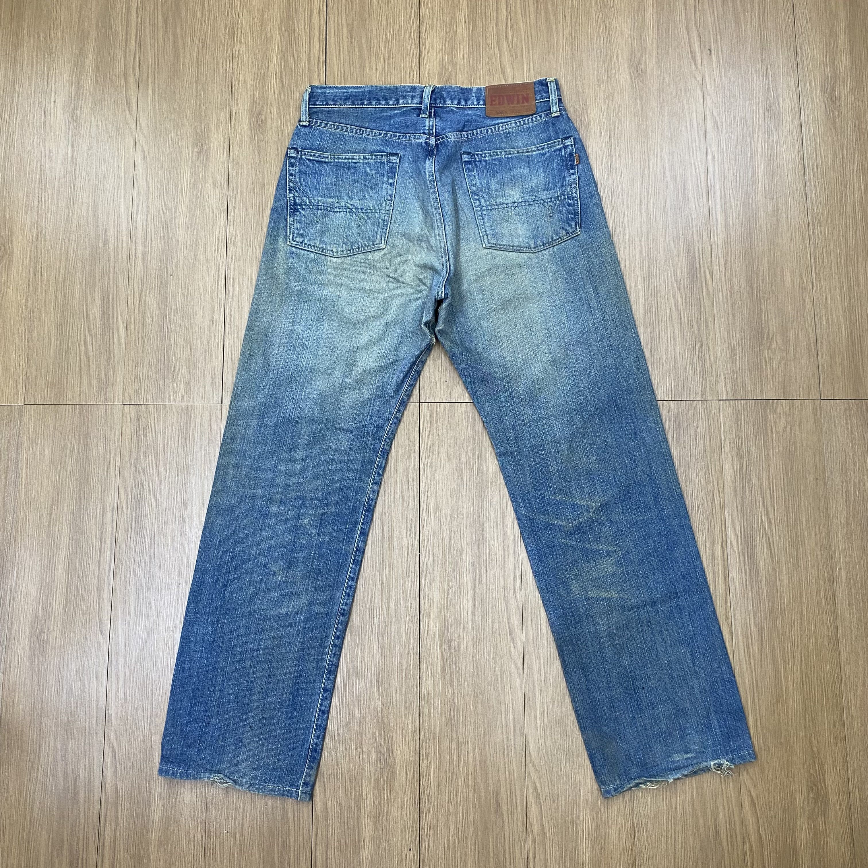 Edwin × Vintage Vintage Edwin Jeans CD158 Size US 33 - 2 Thumbnail