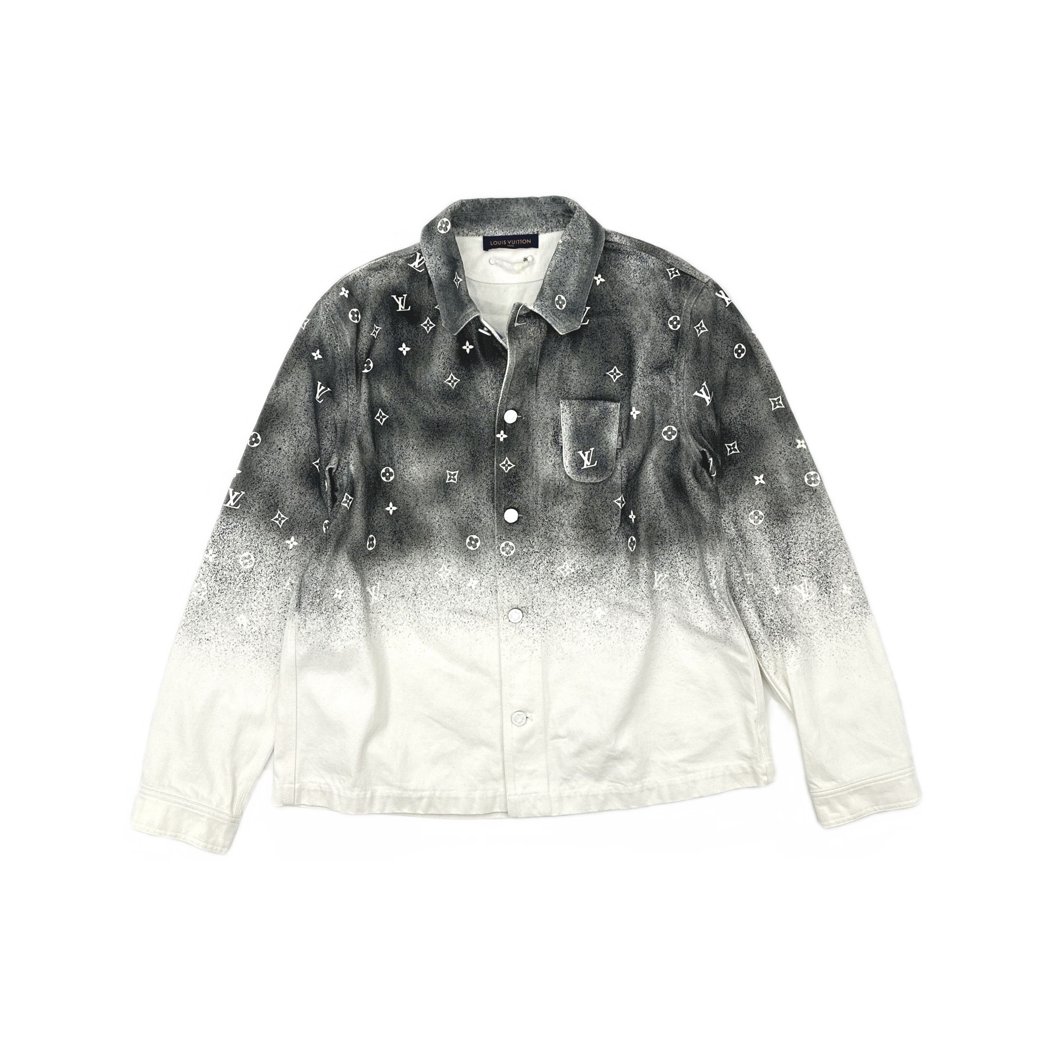 Louis Vuitton Louis Vuitton Monogram Gradient Denim Shirt XL Size US XL / EU 56 / 4 - 1 Thumbnail