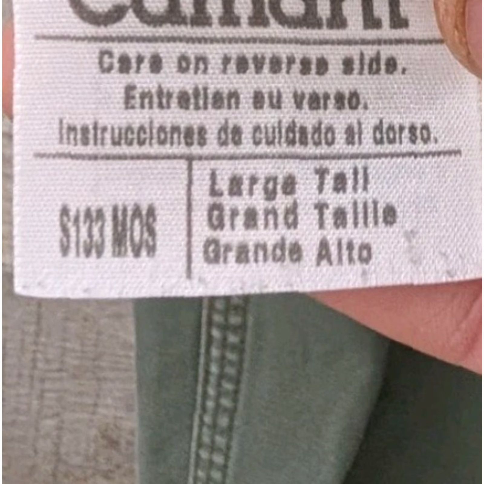Carhartt VINTAGE Carhartt Shirt Men’s XLT Green Heavyweight Short Sleeve Cotton Workwear S133MOS Size US XL / EU 56 / 4 - 7 Thumbnail