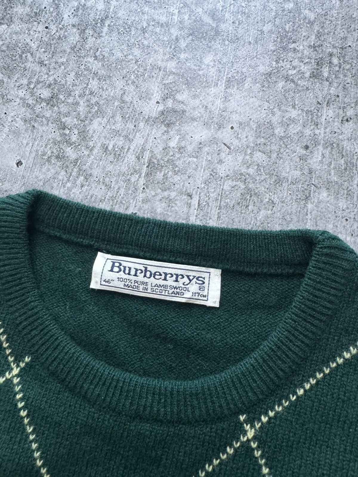 Burberry Burberrys Rare Vintage Sweater Luxury Lambswool knitwear Size US L / EU 52-54 / 3 - 6 Thumbnail