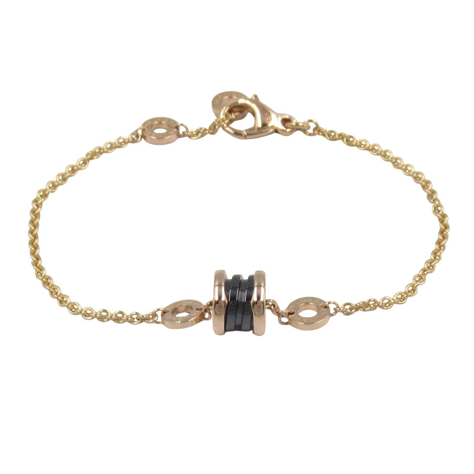Bvlgari Bvlgari B Zero One Element Bracelet K18Pg (Pink Gold) Ceramic Gold Black Size ONE SIZE - 1 Thumbnail