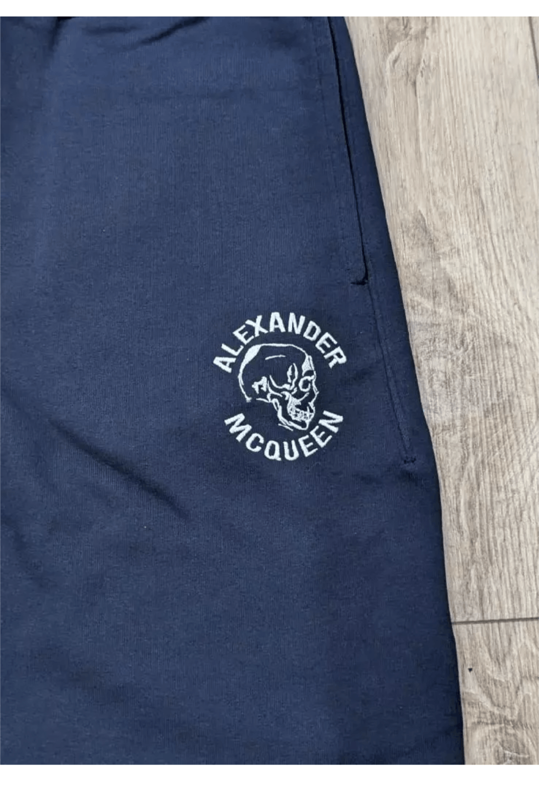 Alexander McQueen Alexander McQueen Skull Logo Jogger Pants Navy XL Size US 36 / EU 52 - 2 Thumbnail