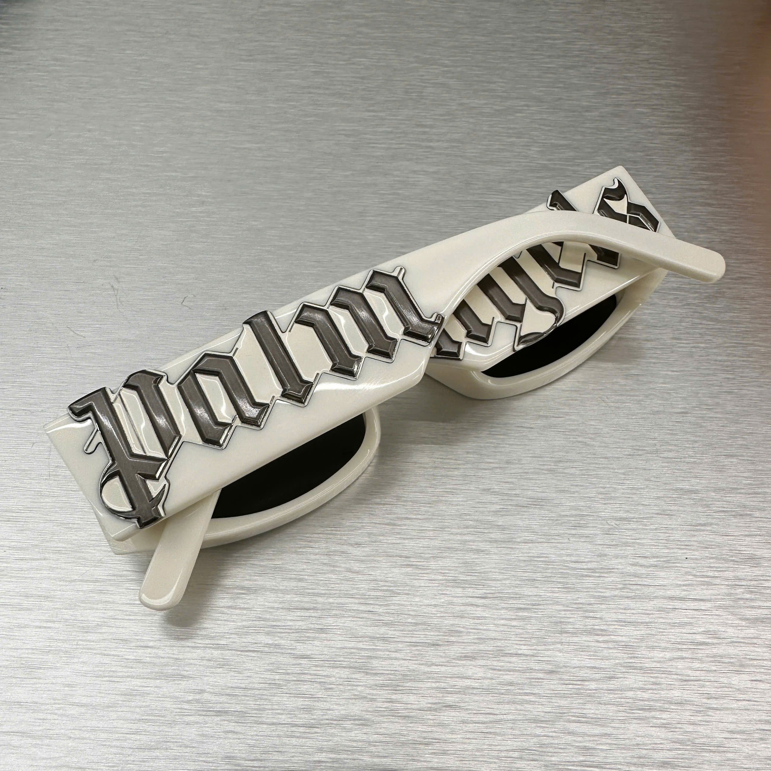 Palm Angels PALM ANGELS PERI007S22PLA0010172 Sunglasses WHITE Size ONE SIZE - 1 Thumbnail
