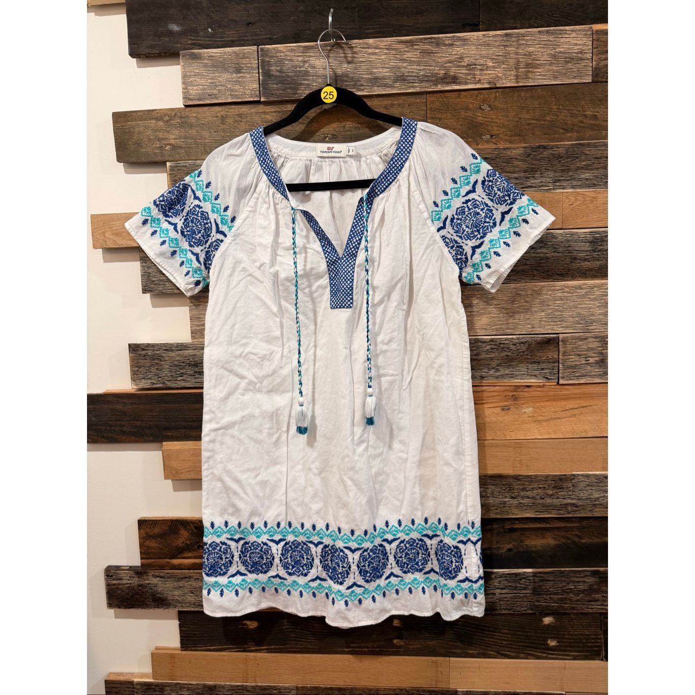 Vineyard Vines Vineyard Vines cotton medallion embroidered popover dress si Size S / US 4 / IT 40 - 2 Thumbnail
