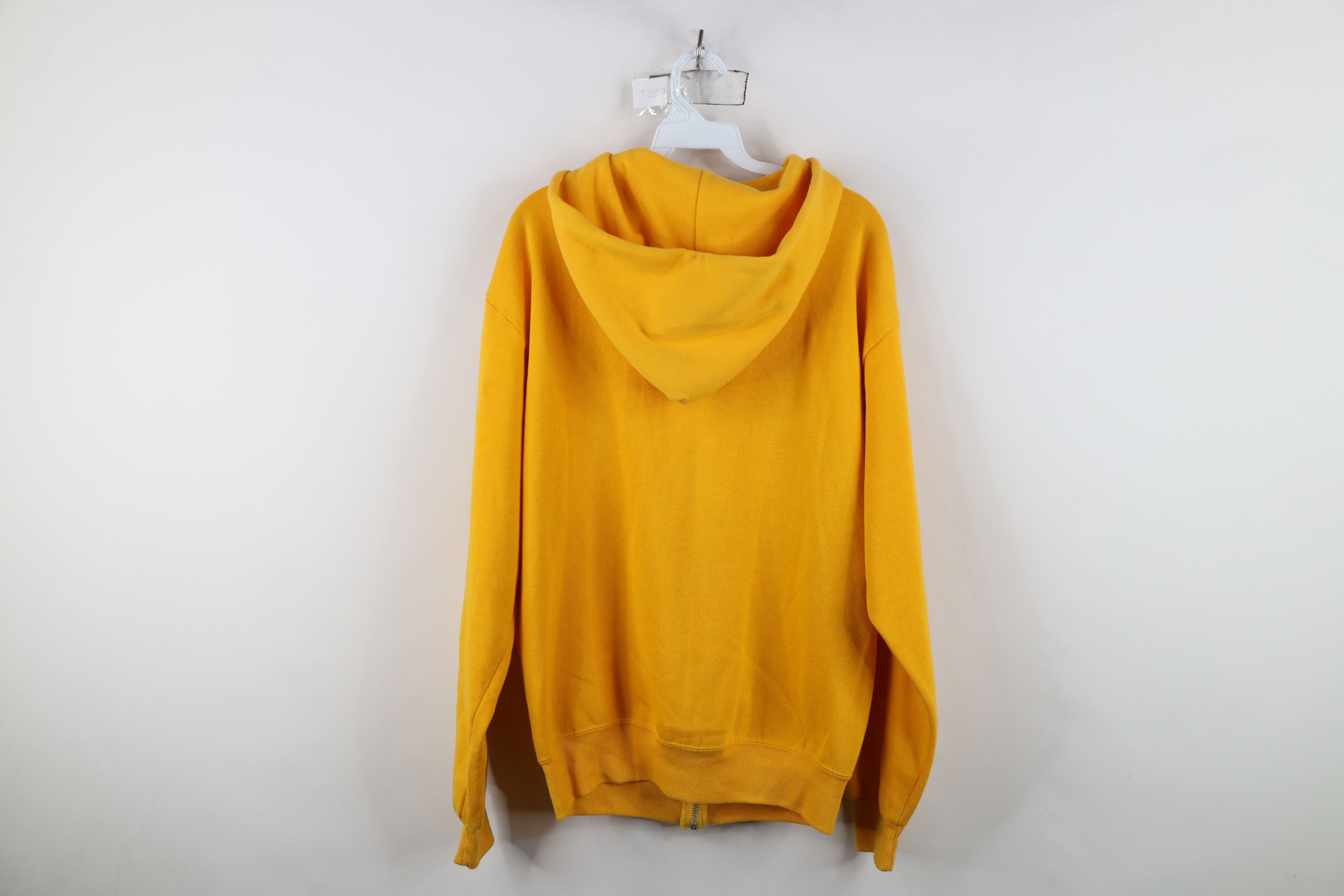 Vintage Vintage 90s Streetwear Full Zip Hoodie Sweatshirt Yellow USA Size US M / EU 48-50 / 2 - 11 Thumbnail