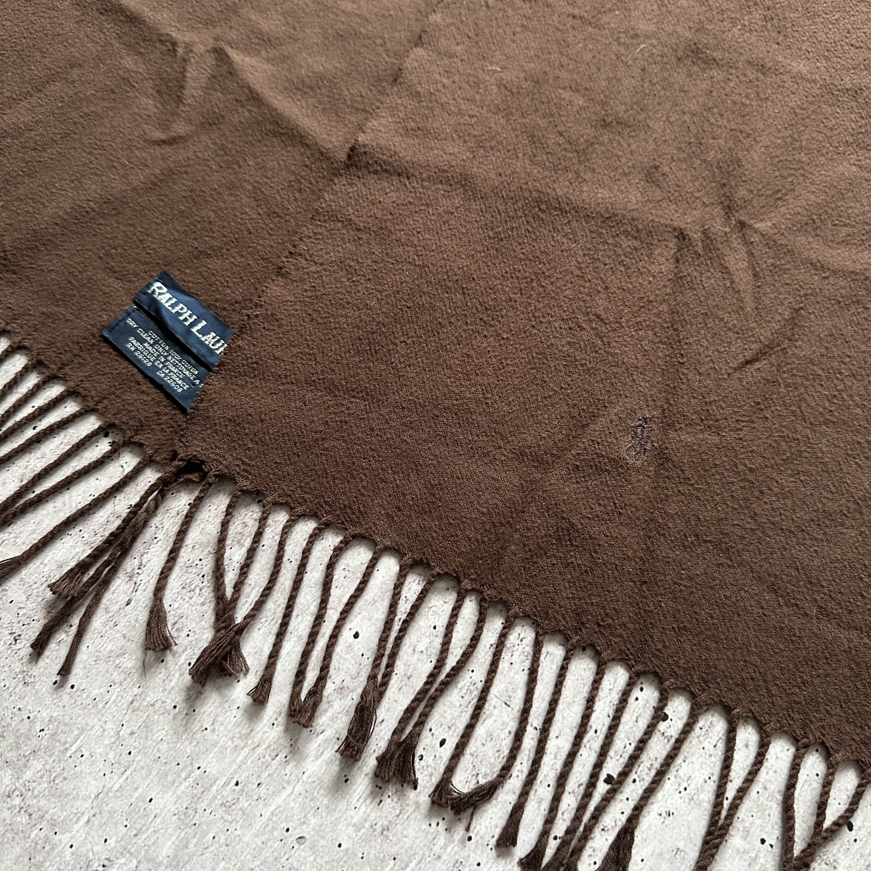 Ralph Lauren Polo Ralph Lauren Vintage Brown Scarf Size ONE SIZE - 2 Thumbnail