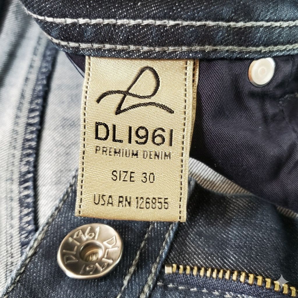 DL1961 DL1961 30/L Tall Jeans Milano Dark Wash Stretch Blue Cotton Size 34" / US 12 / IT 48 - 9 Thumbnail