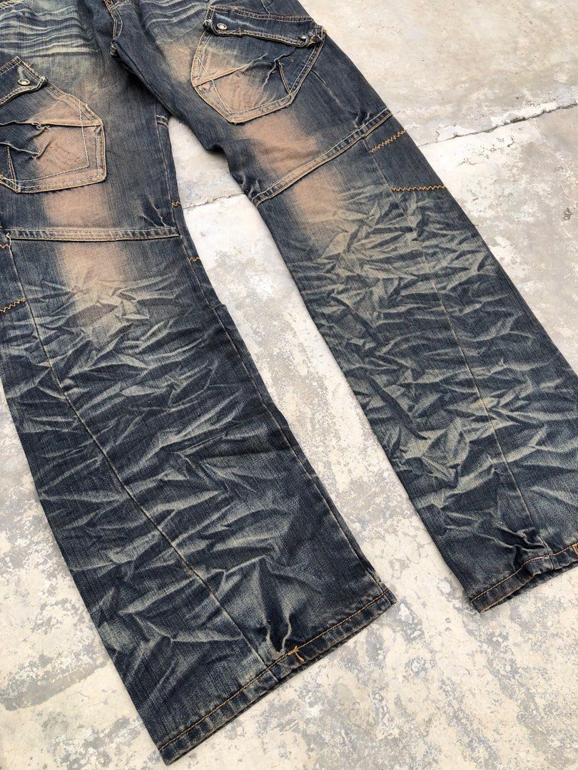 If Six Was Nine Japanese fading denim flare Size US 33 - 7 Thumbnail