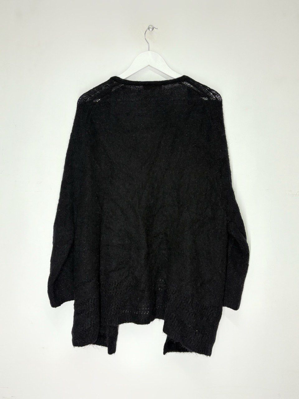 Sezane La Maille Sezane Mohair Black Cardigan Size S / US 4 / IT 40 - 4 Thumbnail