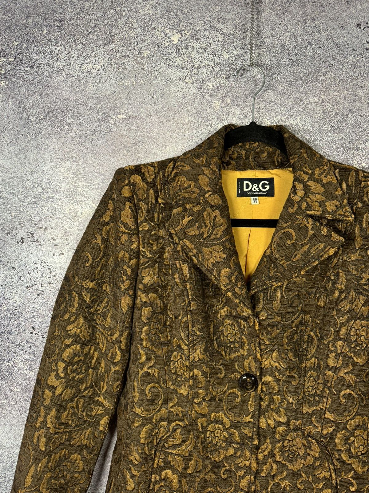 Dolce & Gabbana × Vintage Vintage Dolce Gabbana Retro Paisley Print Woman Coat 28/42sz Size M / US 6-8 / IT 42-44 - 3 Thumbnail
