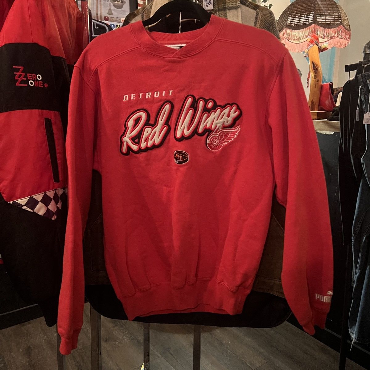 Puma vintage detroit red wings crewneck sweatshirt Size US S / EU 44-46 / 1 - 1 Thumbnail