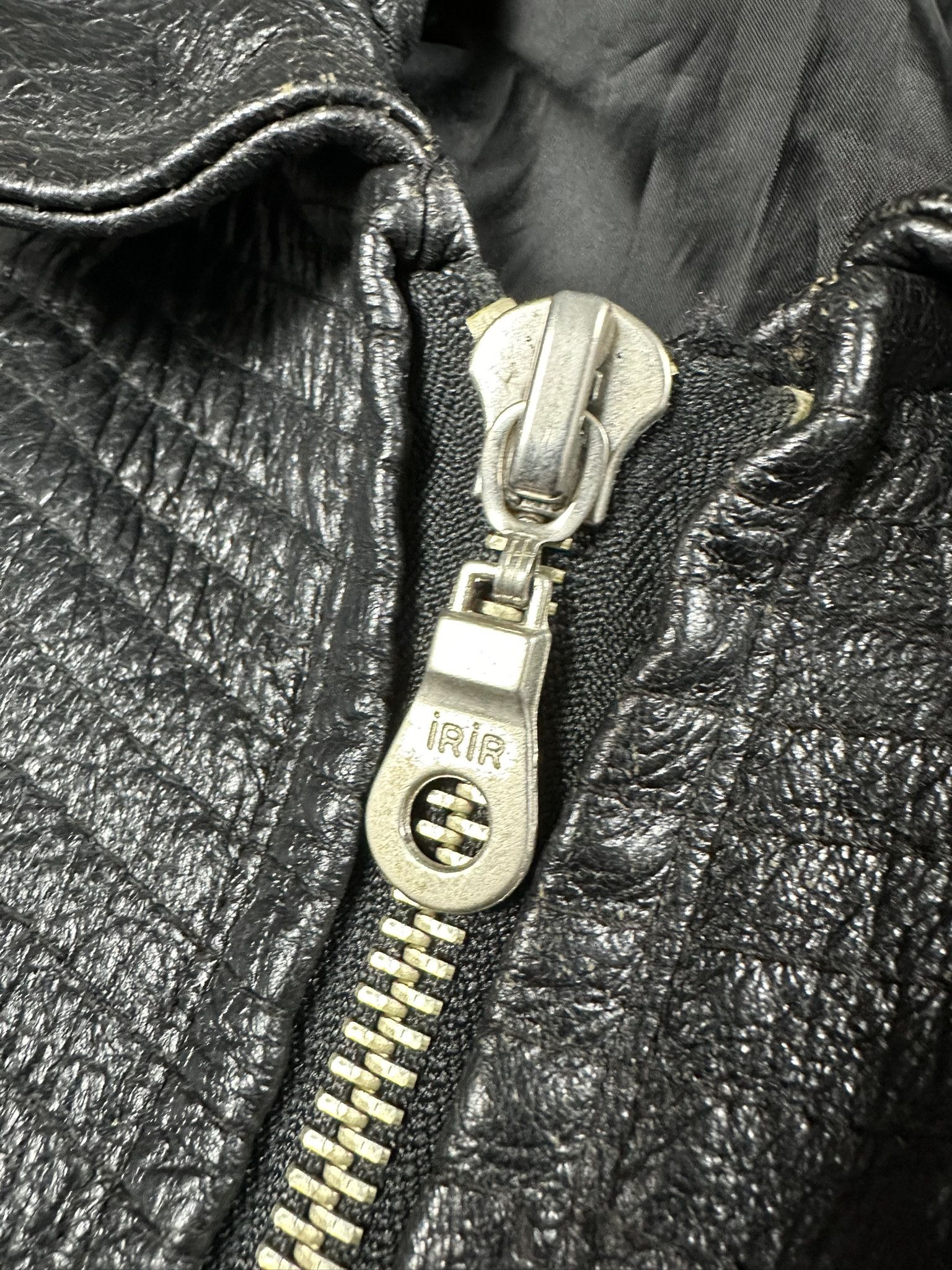Leather 90s Vintage Leather Bomber Jacket Size US L / EU 52-54 / 3 - 7 Thumbnail