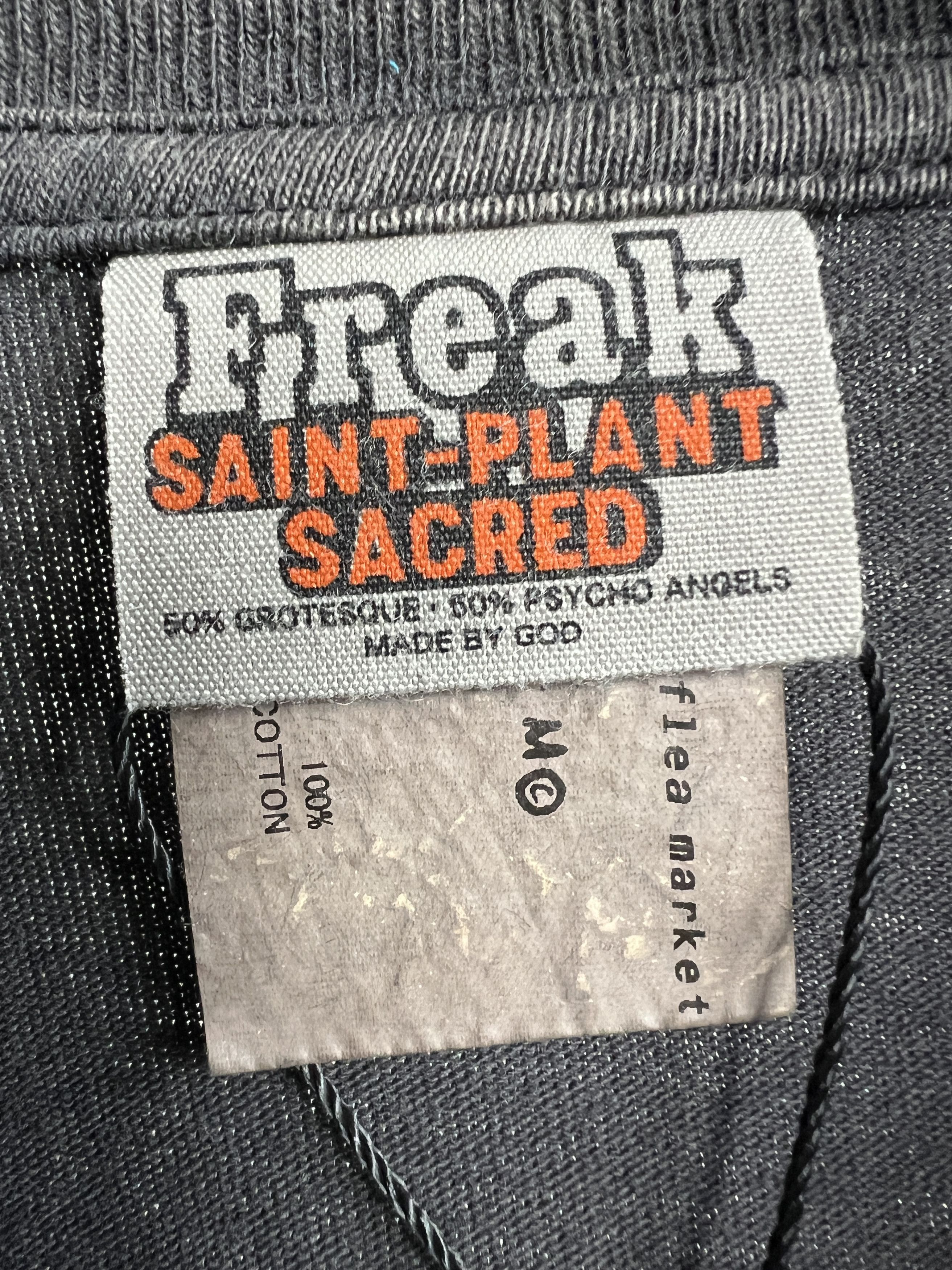 Cactus Plant Flea Market × Saint Michael Faded Single Stitch Hurricane Angry Love God Tee Size US L / EU 52-54 / 3 - 5 Thumbnail
