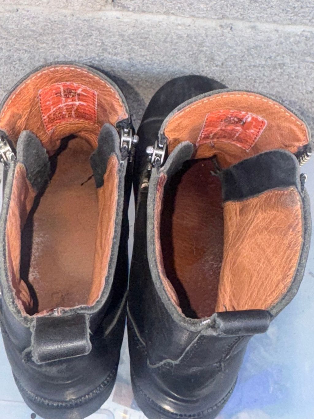 Harley Davidson Harley-Davidson Leather Chunky Double Zip Ankle Boots Size 9 Size US 9 / IT 39 - 10 Thumbnail