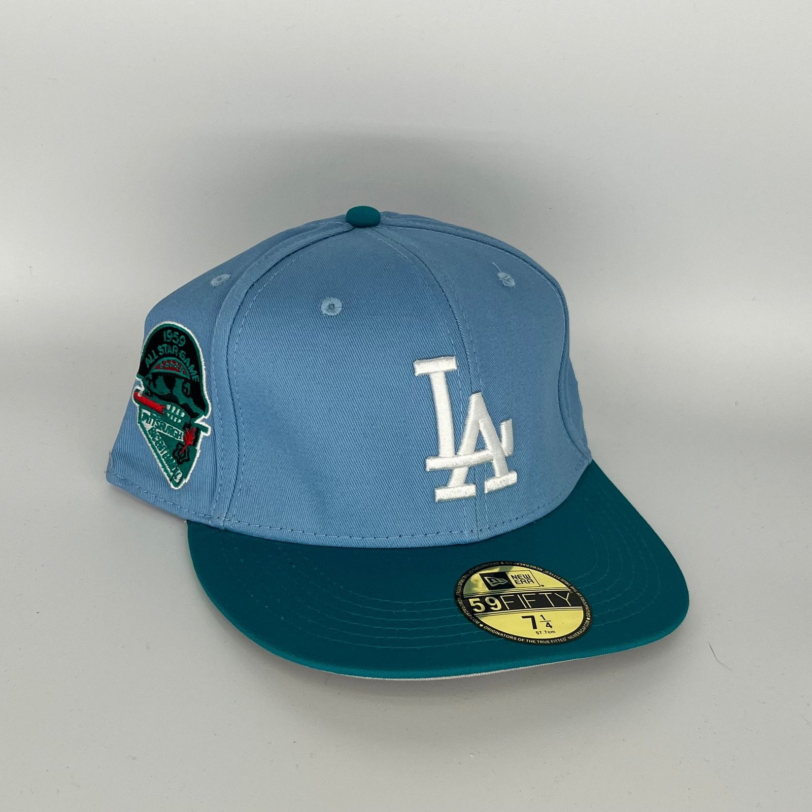 New Era Size 7 1/4 Blue Los Angeles Dodgers 1959 New Era MLB 59Fifty Size ONE SIZE - 1 Thumbnail