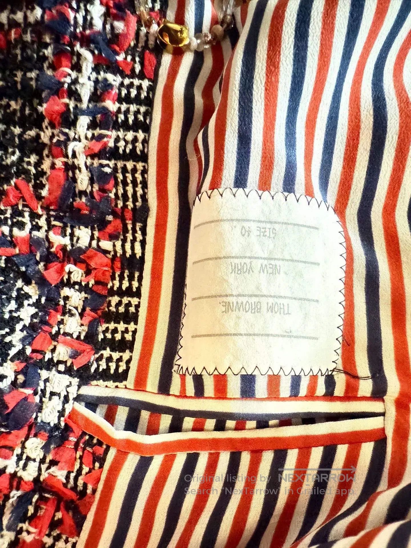 Thom Browne Thom Browne Red Plaid Suit Jacket. Size US M / EU 48-50 / 2 - 6 Thumbnail