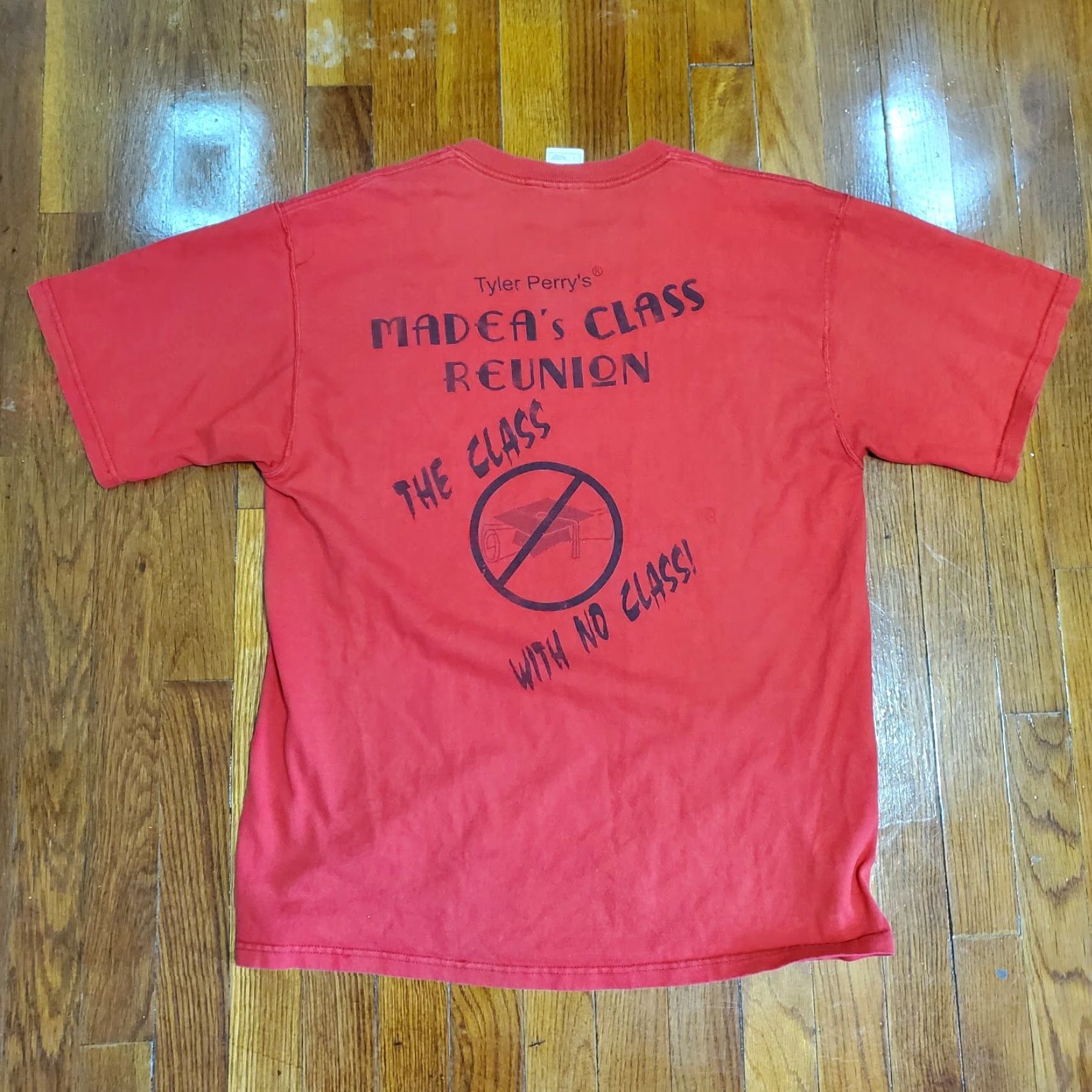 Vintage VINTAGE Reunion Tyler Perry's Madea's Class Reunion T-Shirt Mens L Red Movie Promo Size US L / EU 52-54 / 3 - 6 Thumbnail