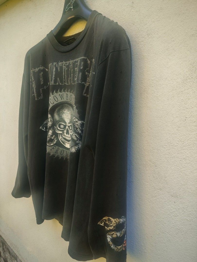 Band Tees Pantera Cowboys From Hell LS Tee – Vintage Distressed Size US L / EU 52-54 / 3 - 6 Thumbnail