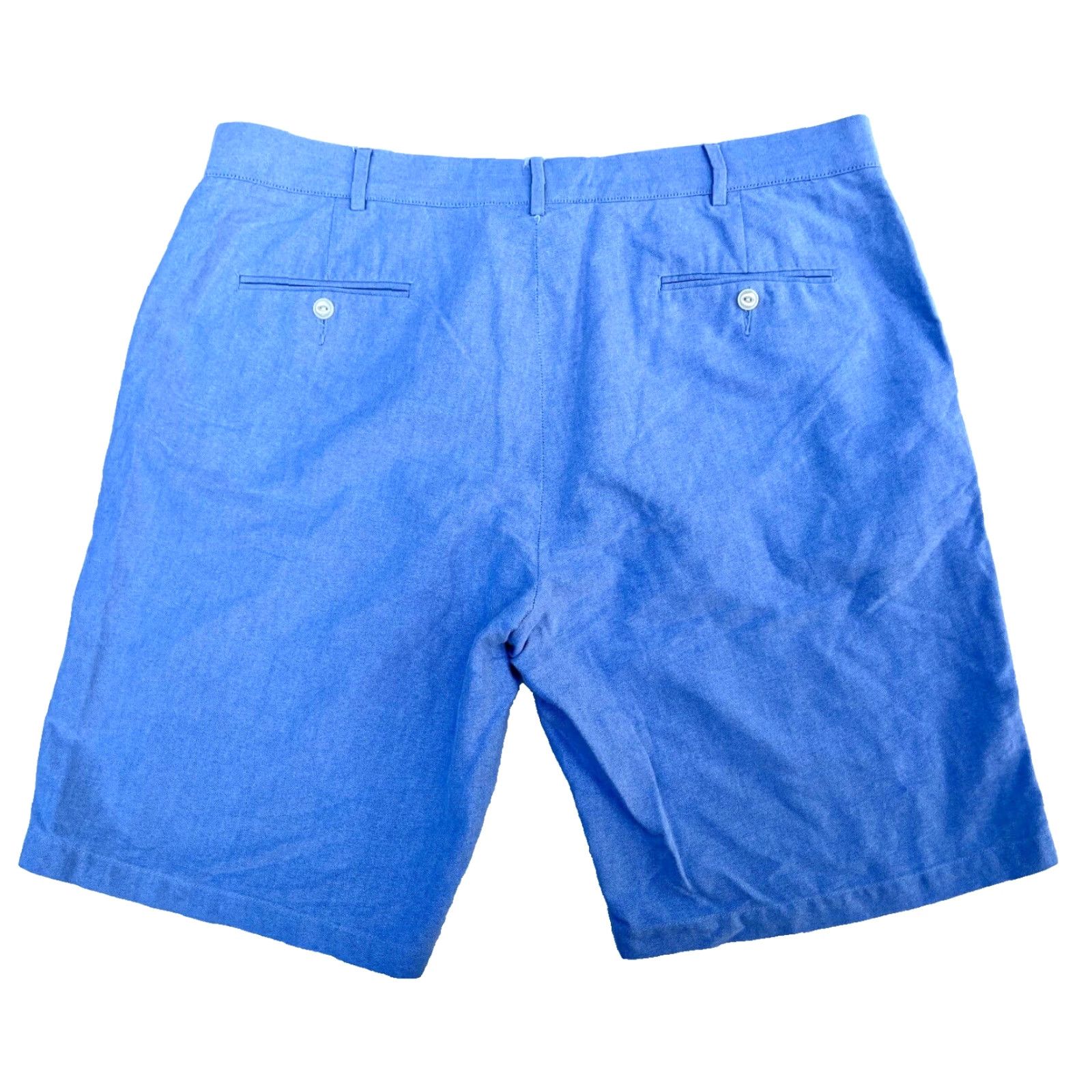 Polo Ralph Lauren VINTAGE Polo Ralph Lauren Men's Preston Short Chino 38 Blue 90s Preppy 10.5 Inseam Mens Size US M / EU 48-50 / 2 - 2 Thumbnail