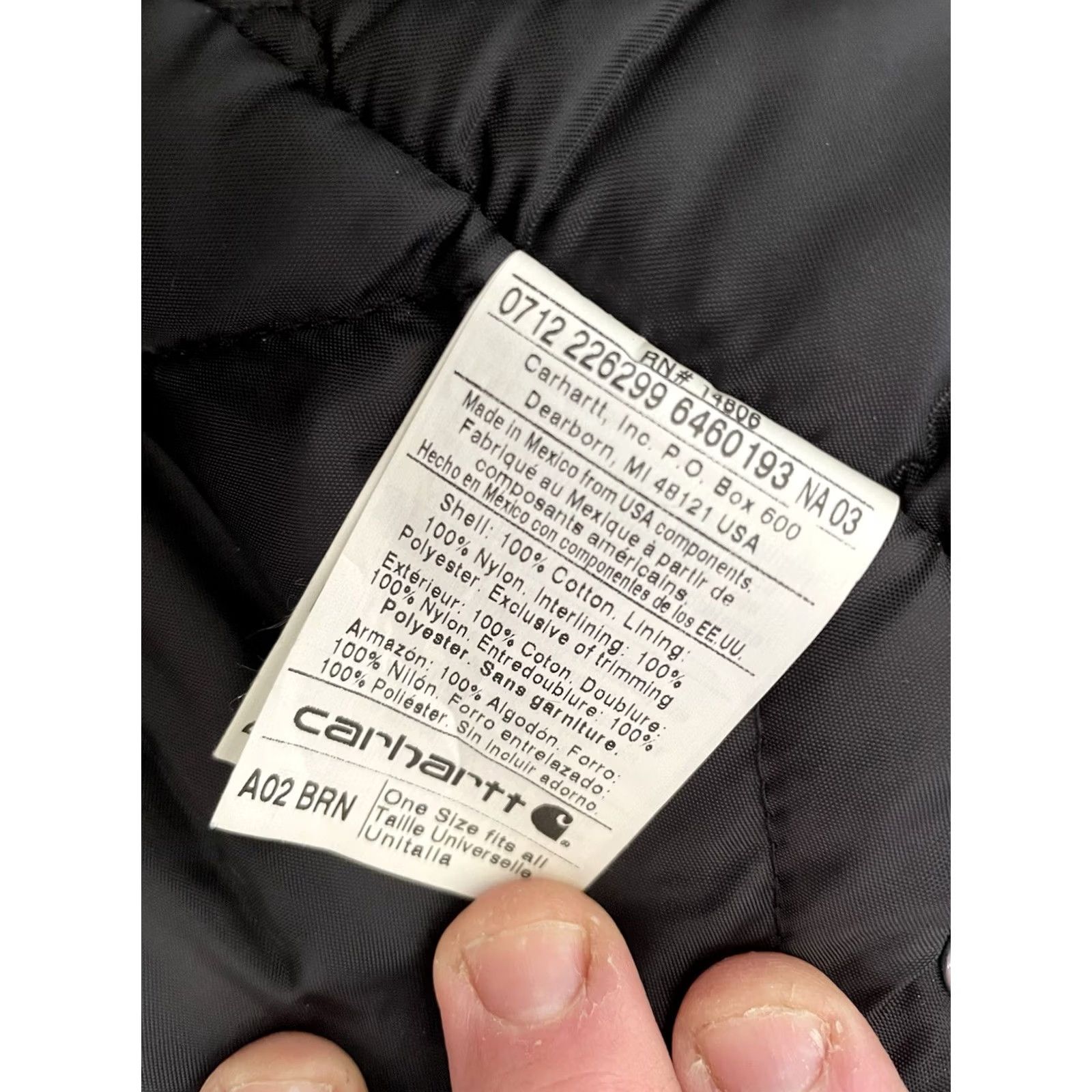 Carhartt VINTAGE Carhartt A02 BRN Brown Duck Canvas Quilt Lined Hood USA Hood Men One Size Brown Quilt Lined Snap On Hood Duck Canvas USA Carhartt A02 Size US M / EU 48-50 / 2 - 5 Thumbnail