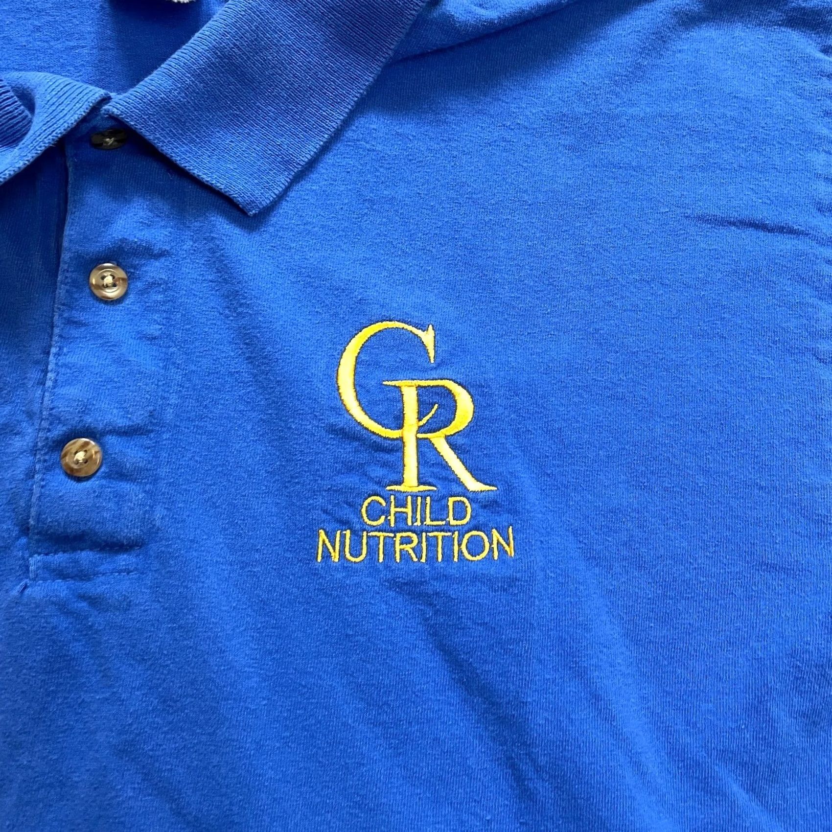 Gildan VINTAGE Gildan Ultra Cotton Polo Shirt Mens L Blue Golf Collared Shirt Logo Polo Size US L / EU 52-54 / 3 - 3 Thumbnail