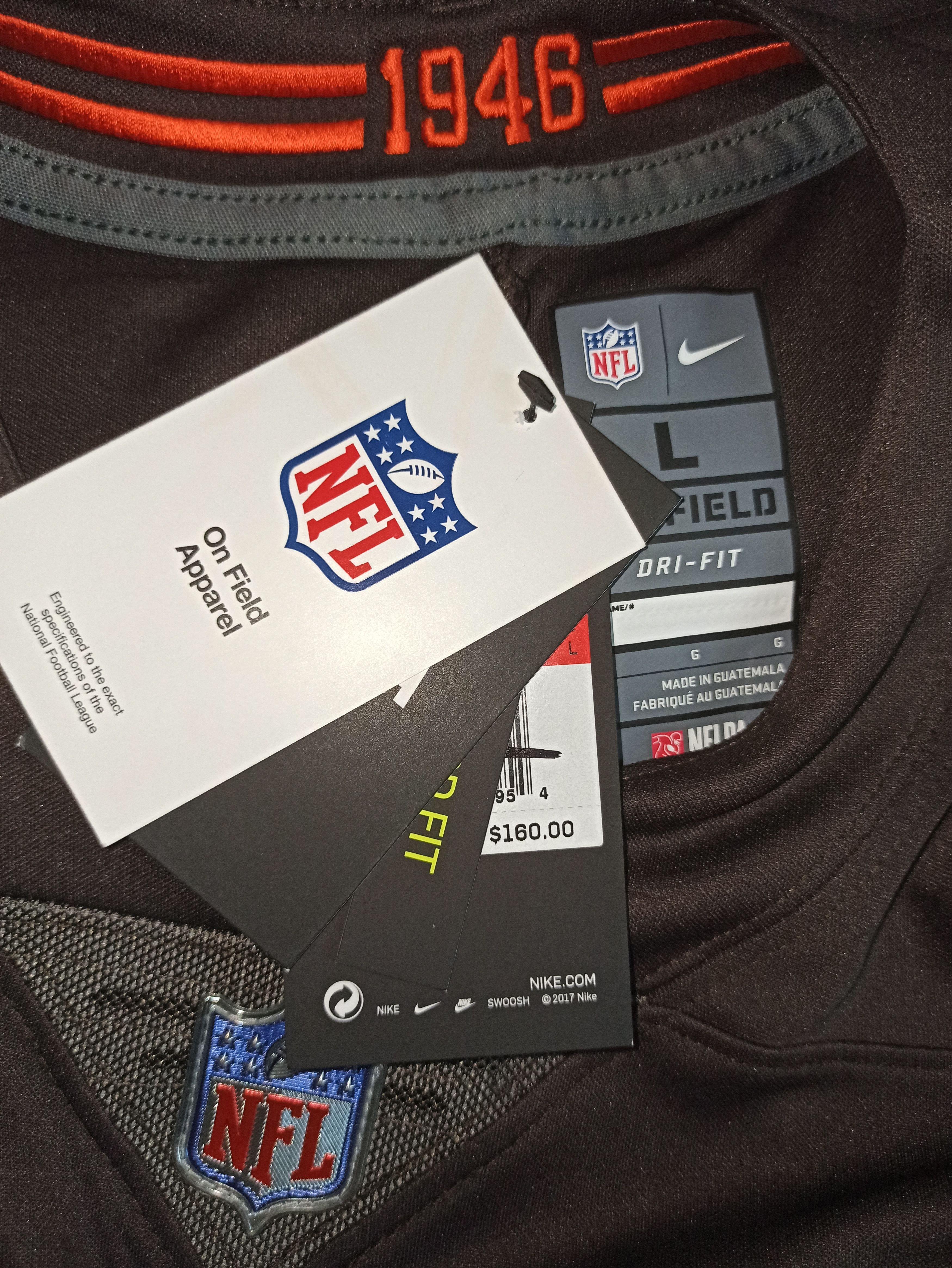 Nike Nike Jarvis Landry Cleveland Browns Vapor Limited Jersey Size US L / EU 52-54 / 3 - 8 Thumbnail