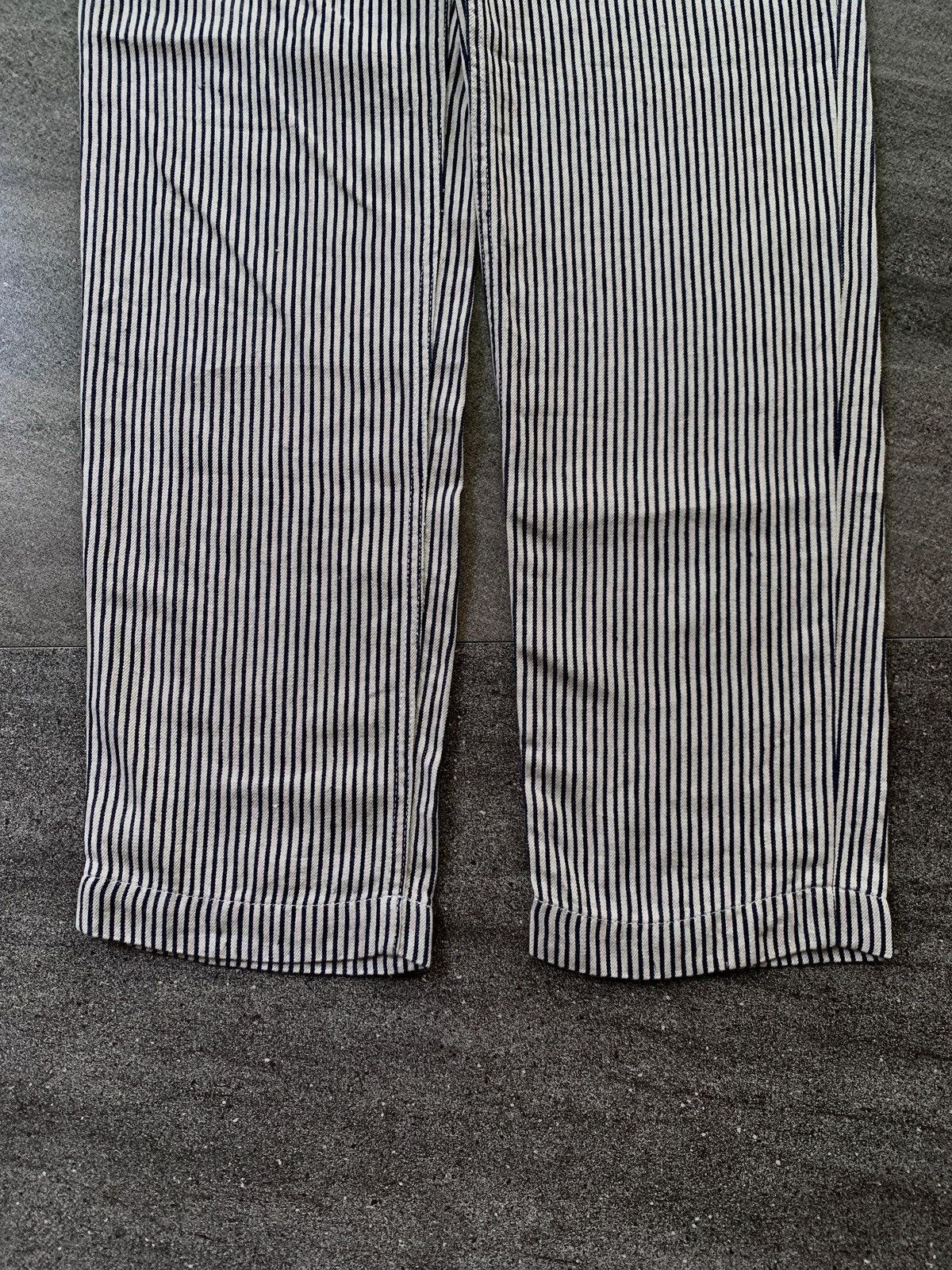 Comme des Garcons Homme Deux FREE TAX! CDGH Deux Linen Striped Trousers Size US 31 - 3 Thumbnail