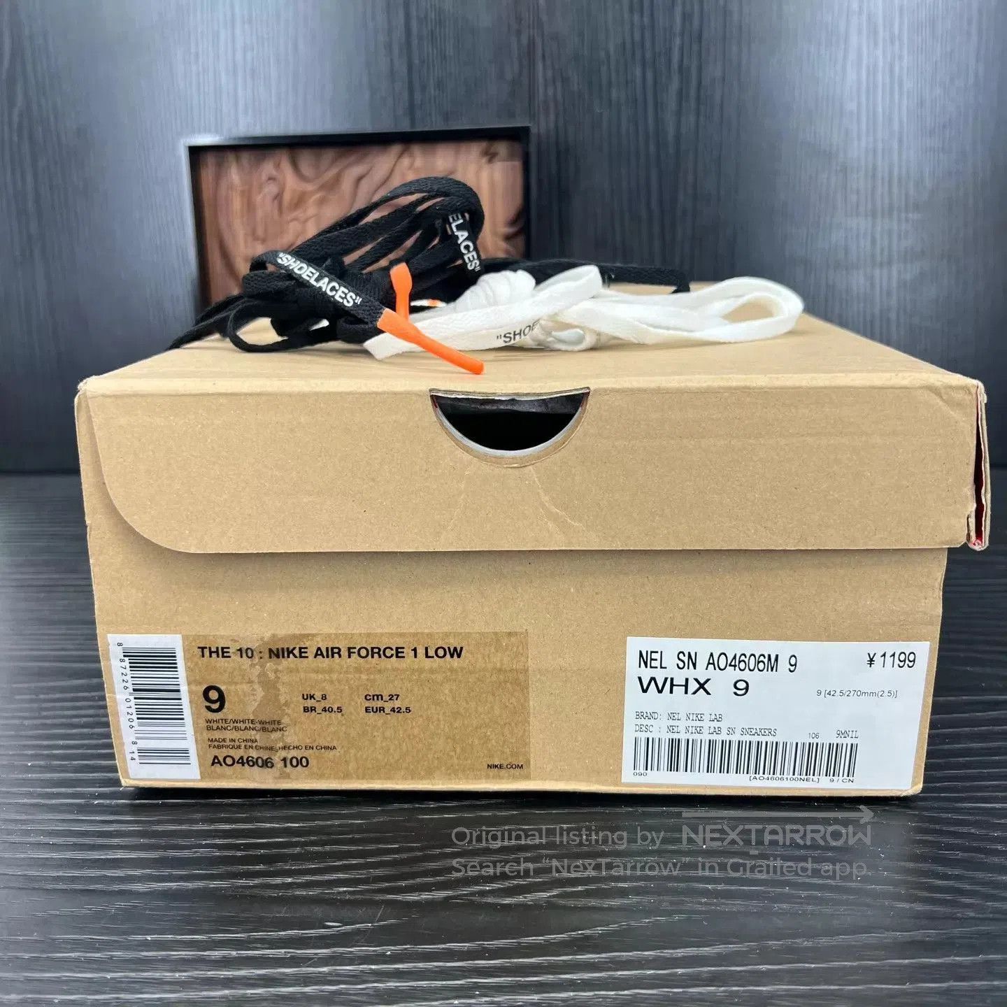 Off-White White High-Top Mesh Sneakers with Accents. Size US 10 / EU 43 - 9 Thumbnail
