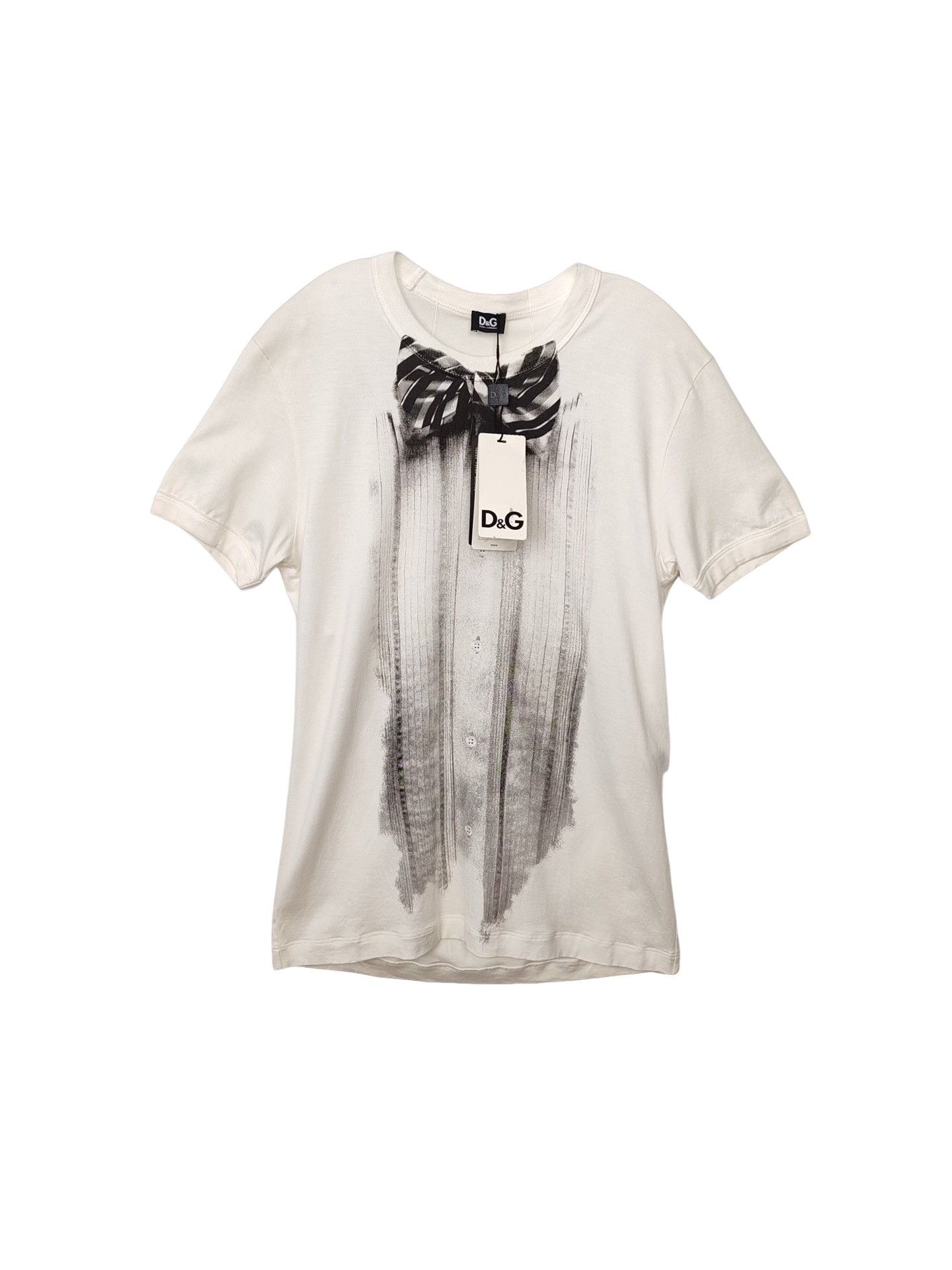 Dolce & Gabbana Dolce & Gabbana Bowtie Graphic T-Shirt Size M Size US M / EU 48-50 / 2 - 1 Thumbnail