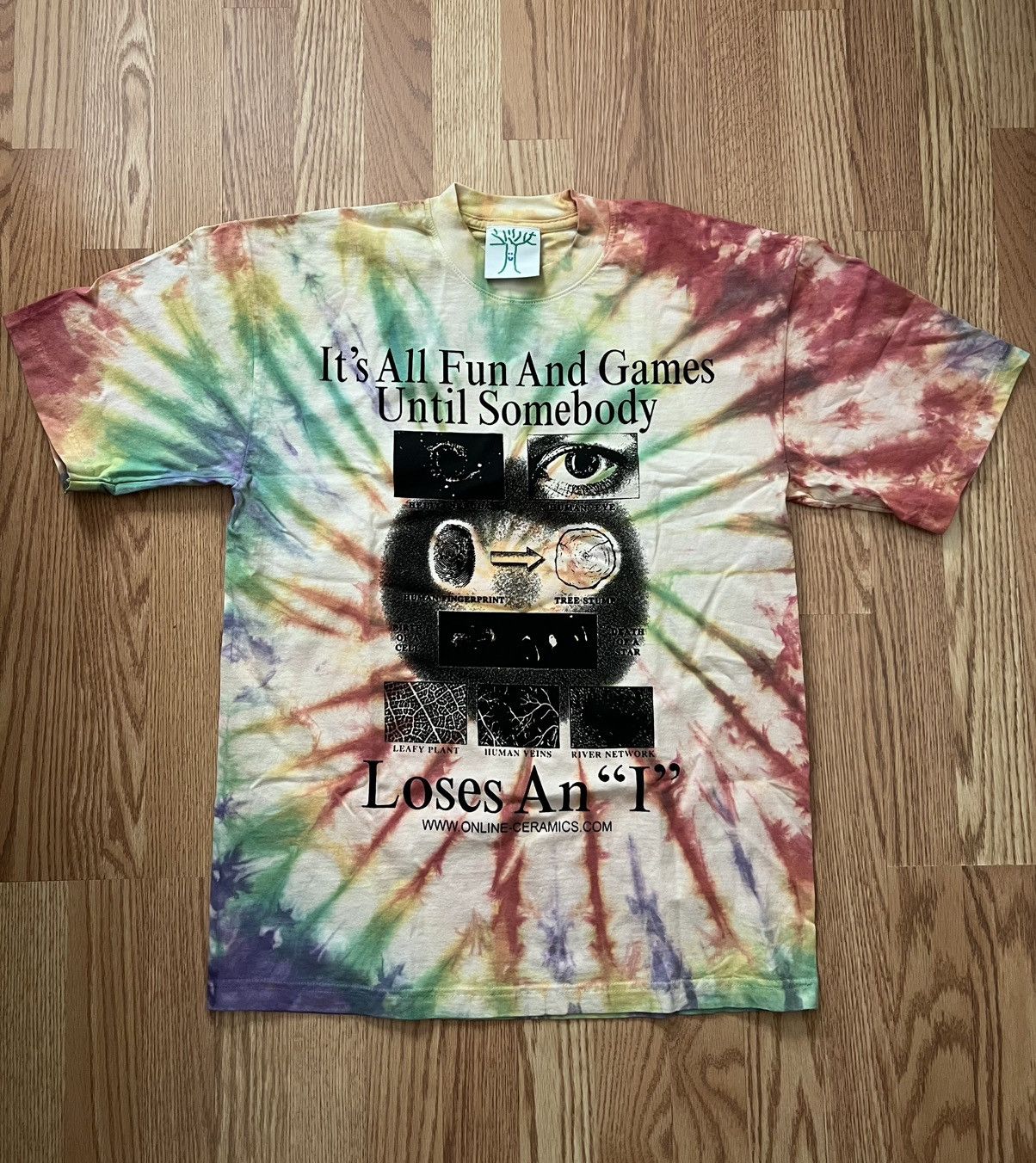 Online Ceramics Online Ceramics Lose An I Tie Dye Tee Size US M / EU 48-50 / 2 - 1 Thumbnail
