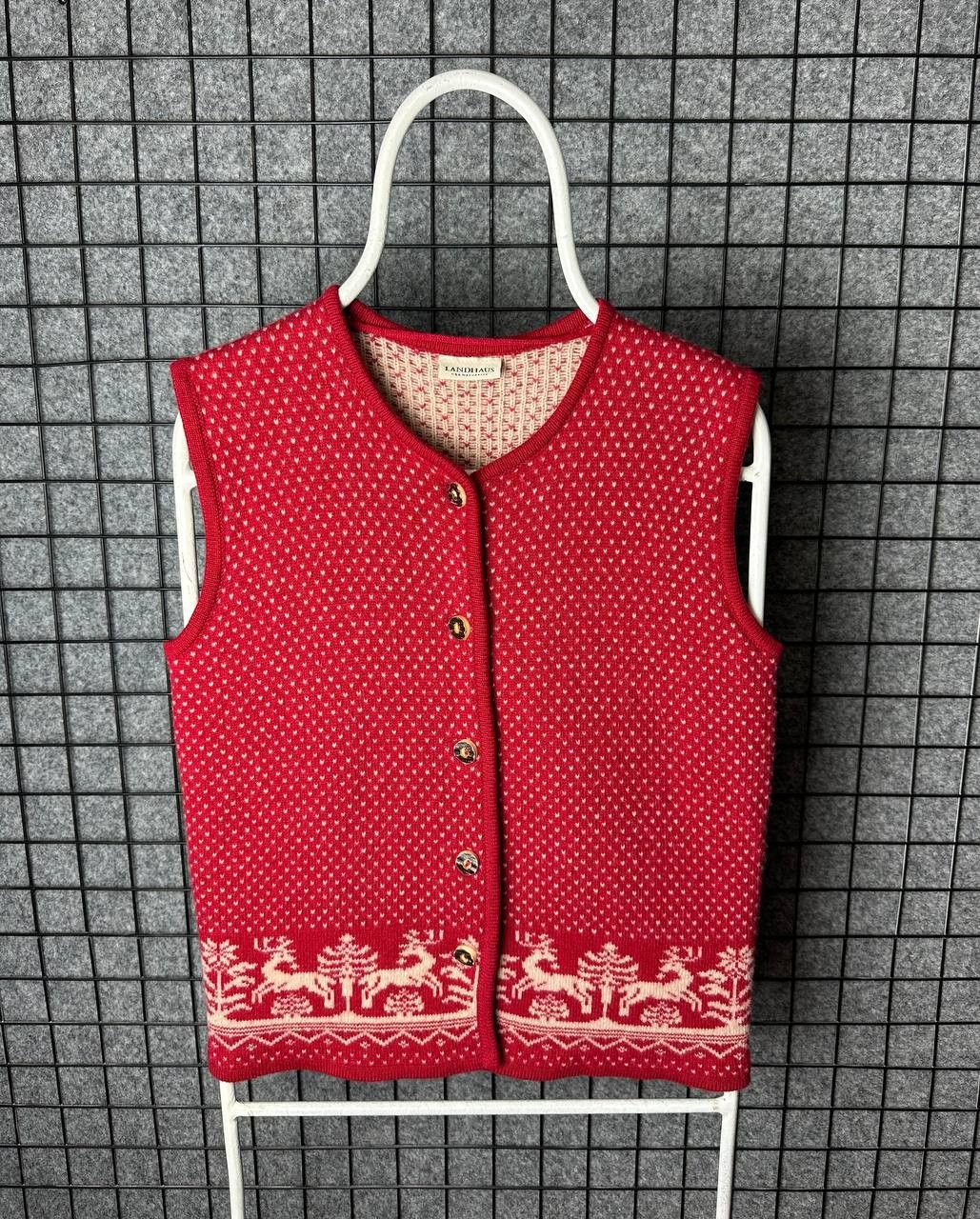 Vintage Vintage Landhaus Wool vest sweater size Medium Size US M / EU 48-50 / 2 - 1 Thumbnail