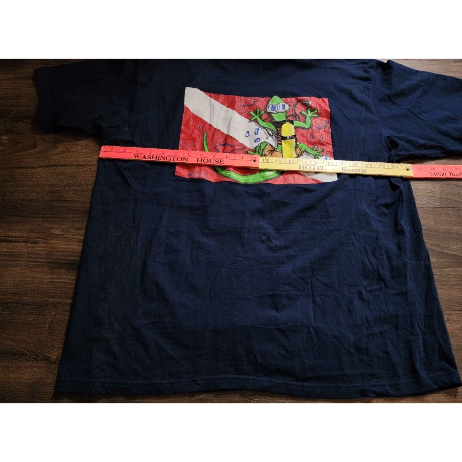 Vintage VINTAGE Dolphy Mexico Salamander Beach T Shirt Blue XL Mens Size US XL / EU 56 / 4 - 3 Thumbnail
