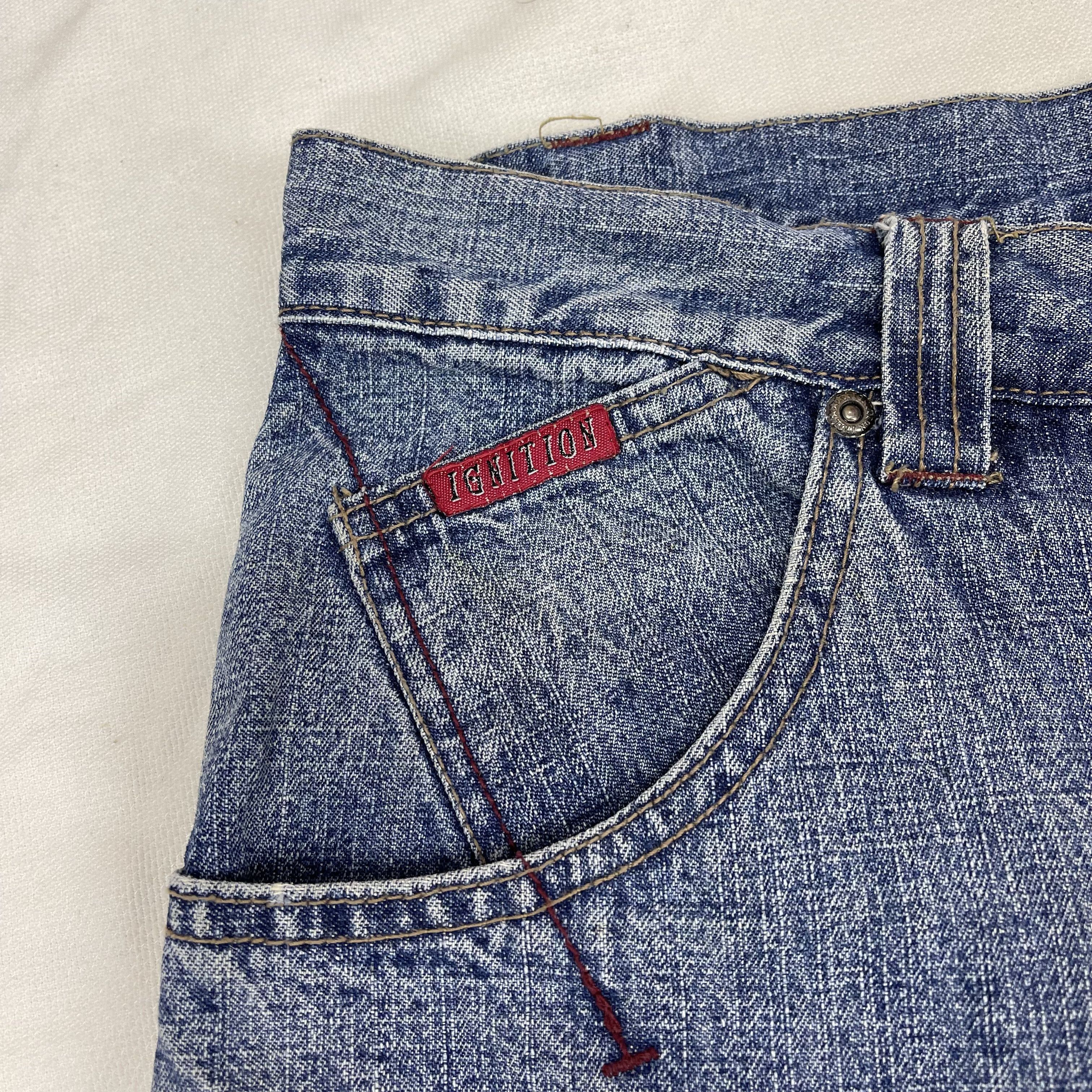 Japanese Brand IGNITION JEAN Denim Patch Logo Design #1290/AS Size US 36 / EU 52 - 3 Thumbnail