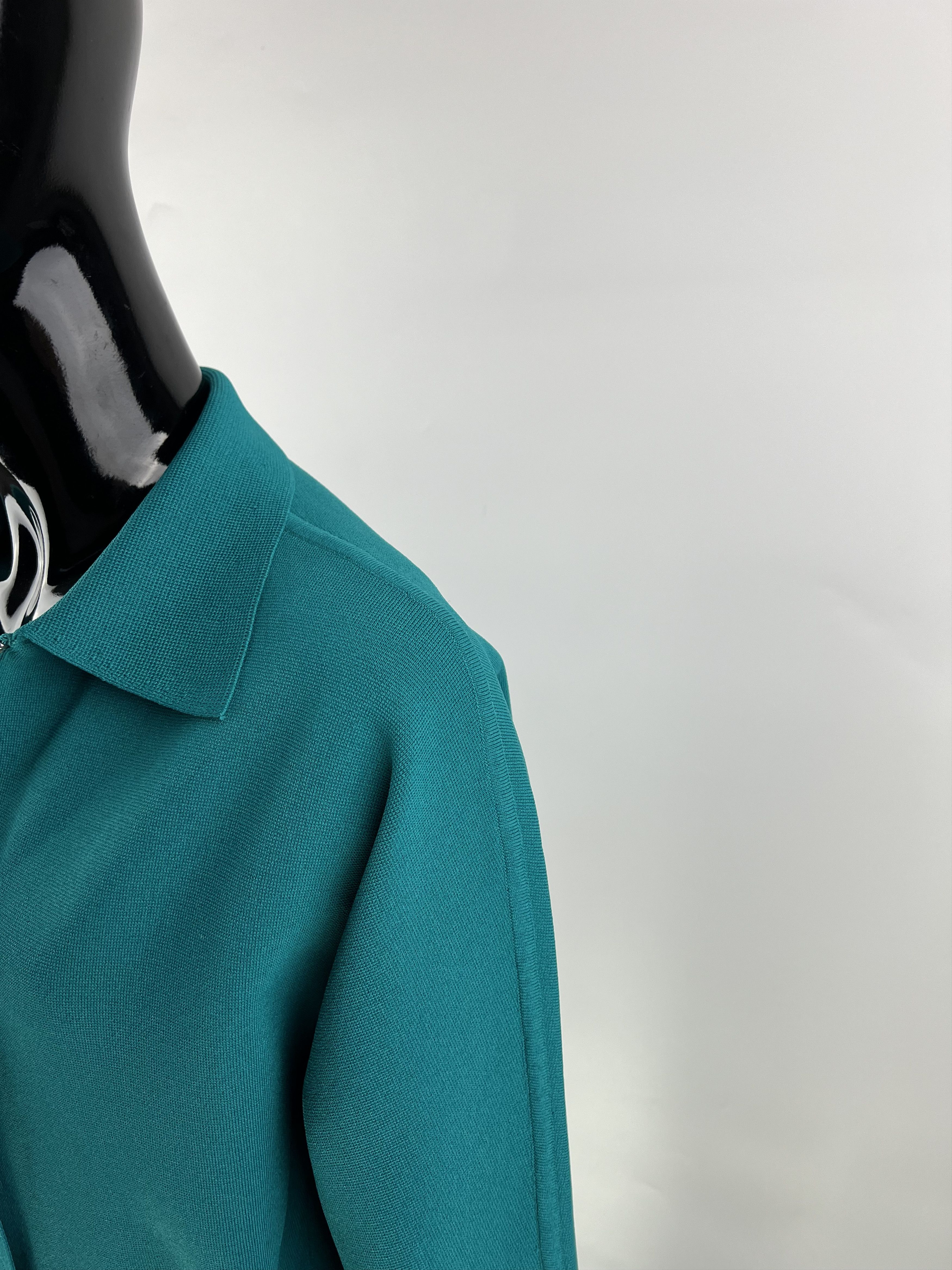 Cos COS Women's Turquoise Full Zip Jacket Size S Size S / US 4 / IT 40 - 8 Thumbnail